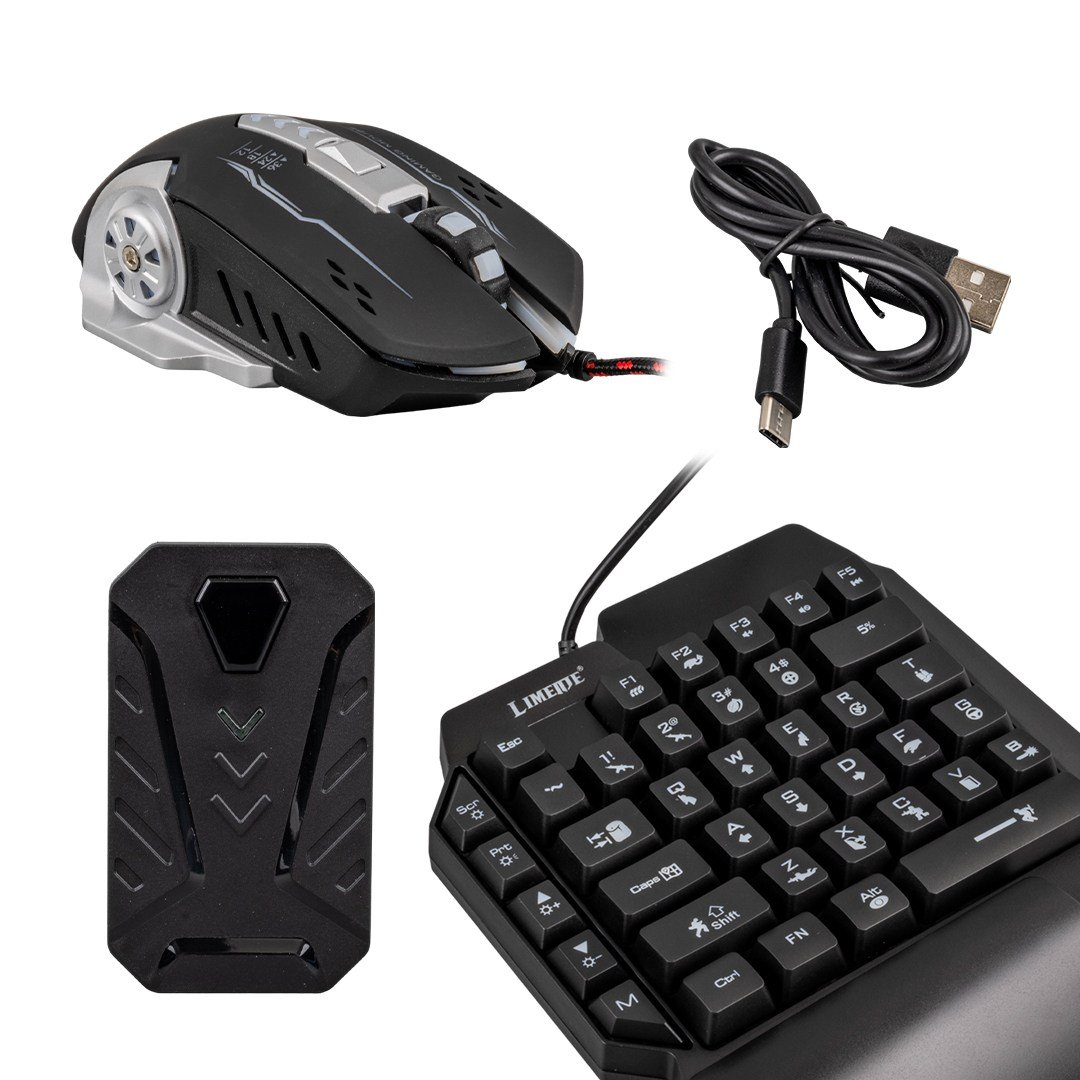 HELLO JCHF-68 KLAVYE + MOUSE BLUETOOTH GAMEPAD OYUNCU 4IN1 SET