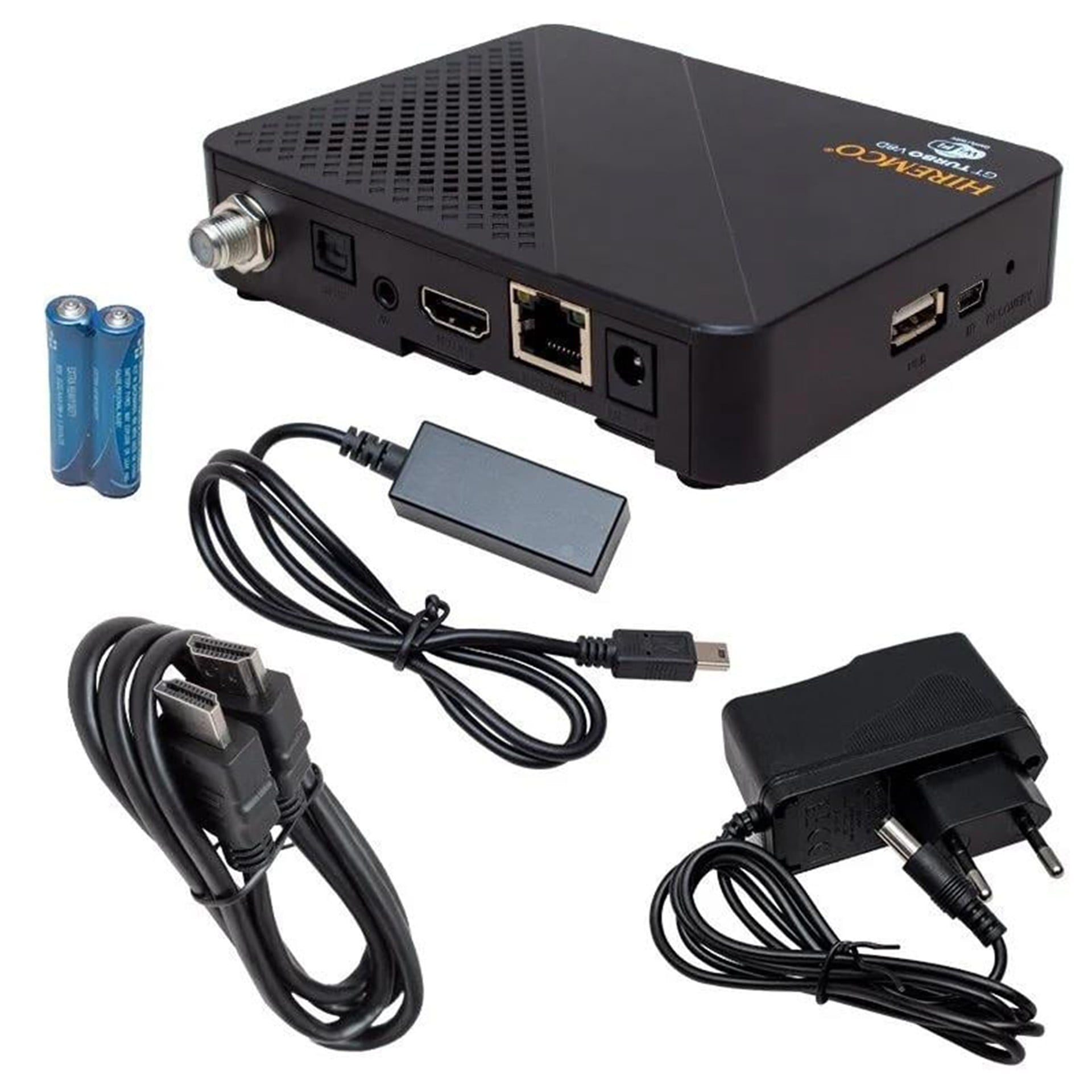 Hiremco Hiremco GT Turbo V8D IP TV Full HD Uydu Alıcısı (Ethernet + Wifi) - Hiremco Uydu Alıcısı