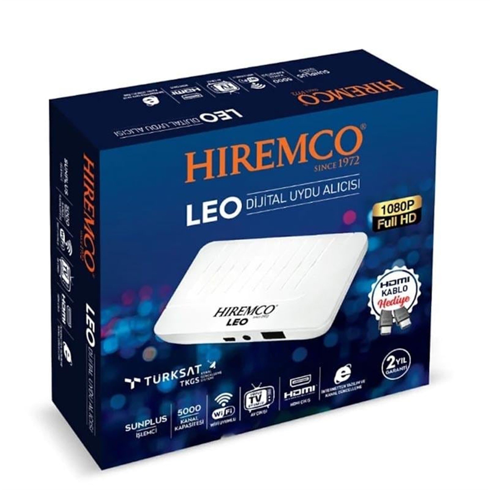 Hiremco Hiremco Leo TKGS'li Youtube Sunplus İşlemci HD Mini Uydu Alıcısı - Hiremco Uydu Alıcısı
