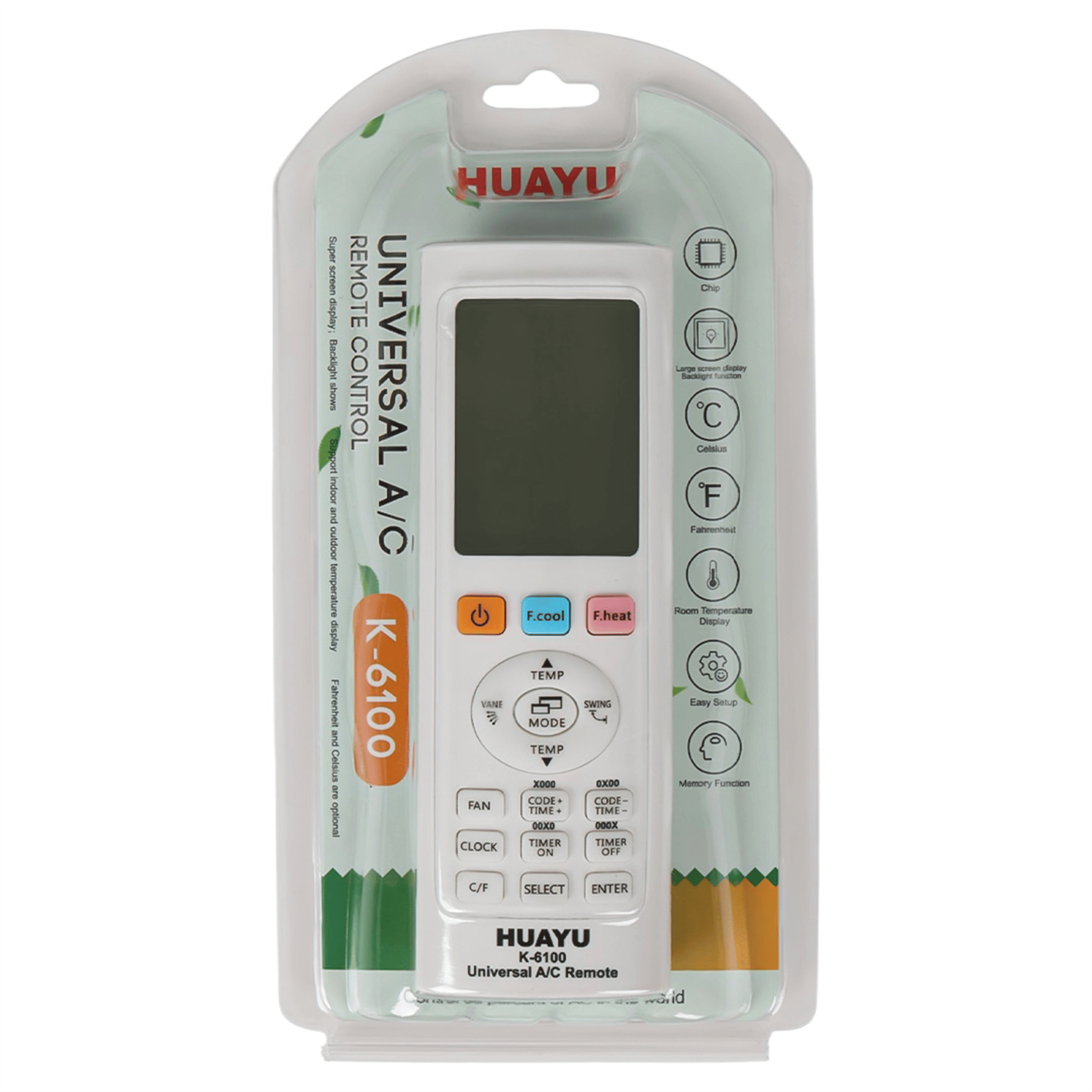 Huayu Huayu K-6100 Universal Akıllı AC Klima Kumandası - Klima Kumandaları