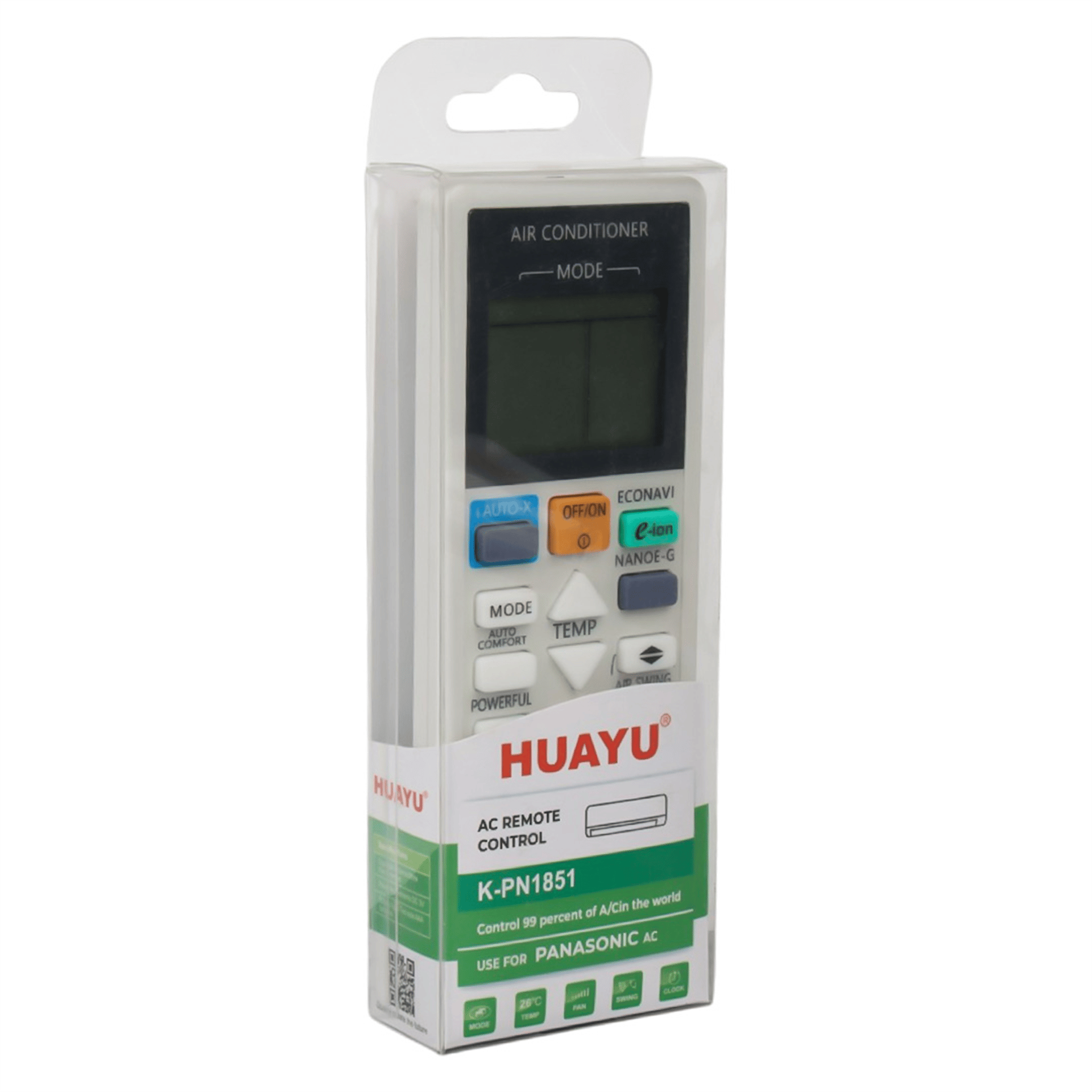 Huayu Huayu K-PN1851 Universal AC Panasonic Klima Kumandası - Klima Kumandaları