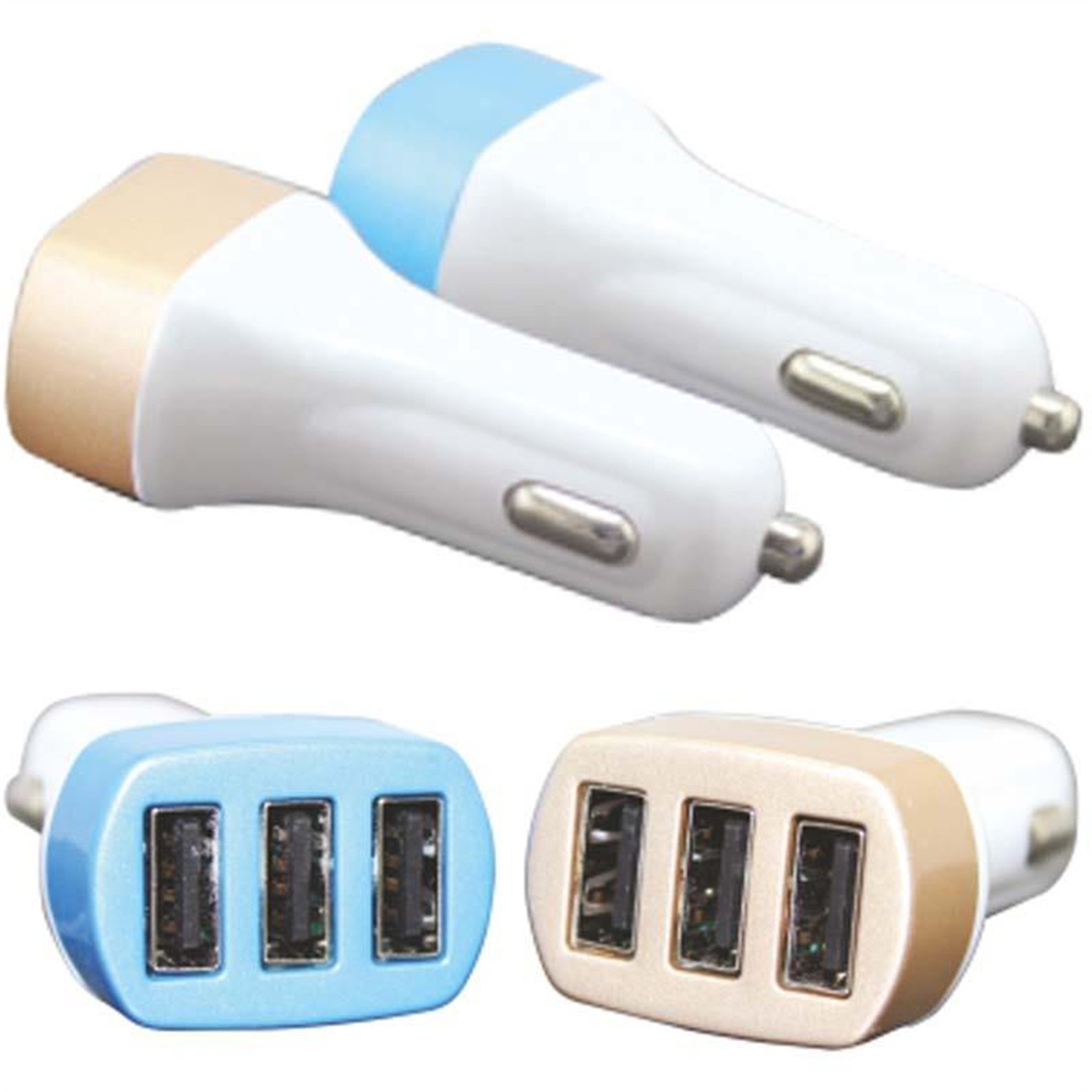 I-like I-Lıke 3Lü 5 Volt 3.4 Amper Usb Oto Çakmaklık - Telefon Ve Aksesuar