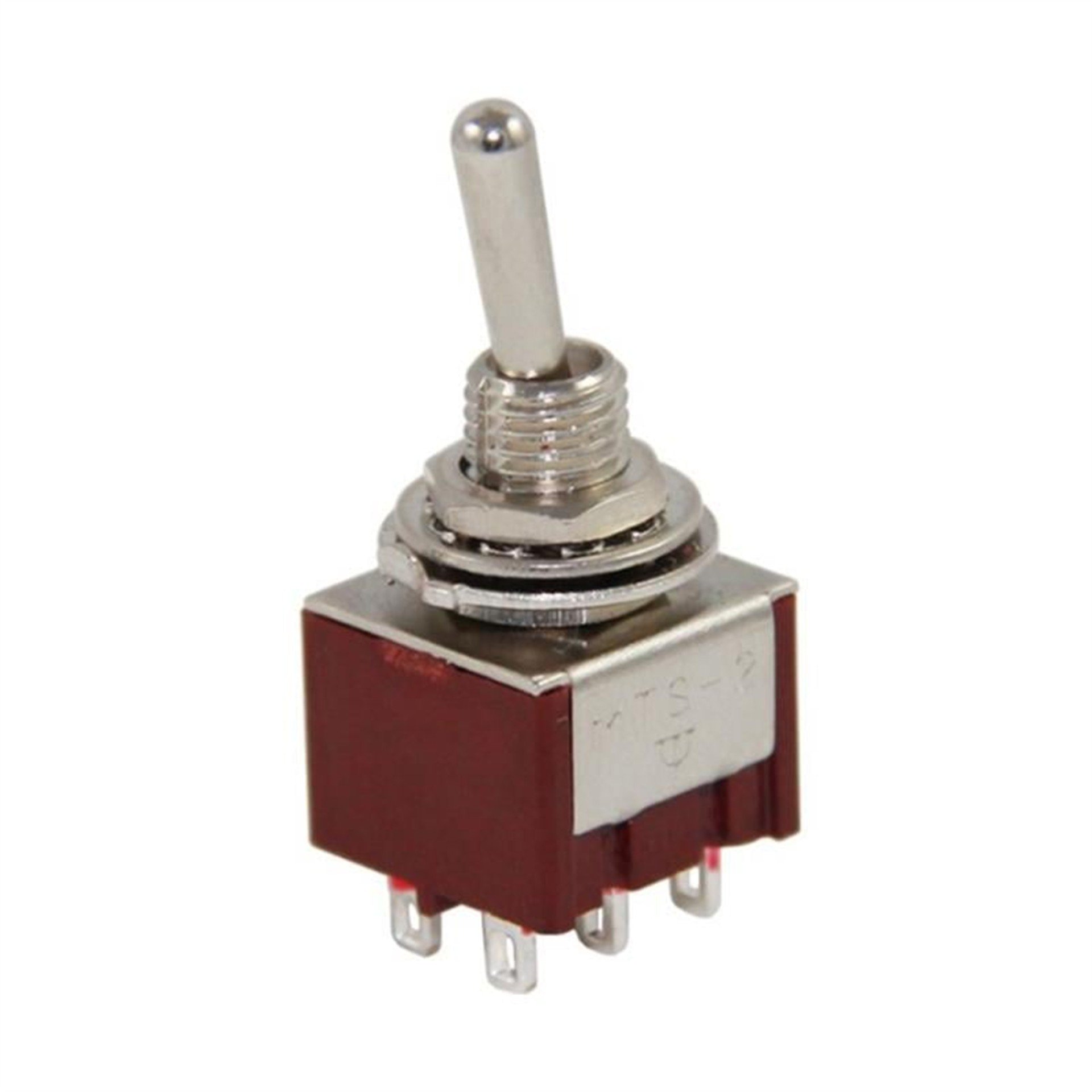 Powermaster IC-144A Ø6 mm On-On Toggle Switch MTS-202 - Fiş - Jack - Şase - Buton - Konnektör