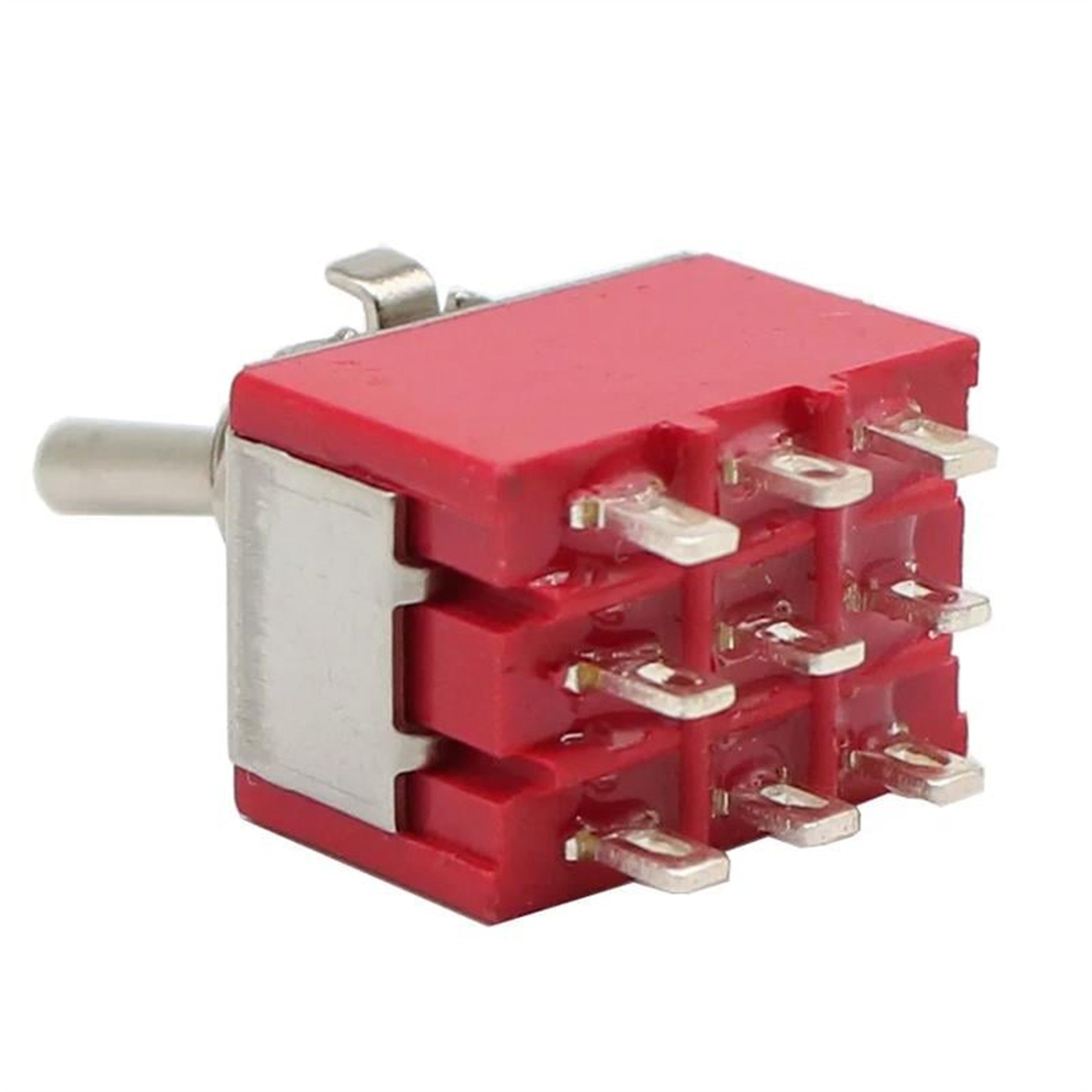 Powermaster IC-148A 9 Pin Ø6mm On-Off Toggle Switch MTS-302 - Fiş - Jack - Şase - Buton - Konnektör
