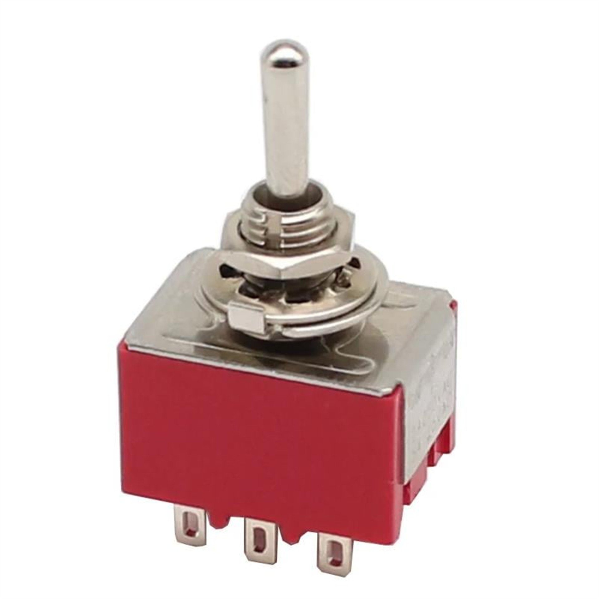 Powermaster IC-148A 9 Pin Ø6mm On-Off Toggle Switch MTS-302 - Fiş - Jack - Şase - Buton - Konnektör