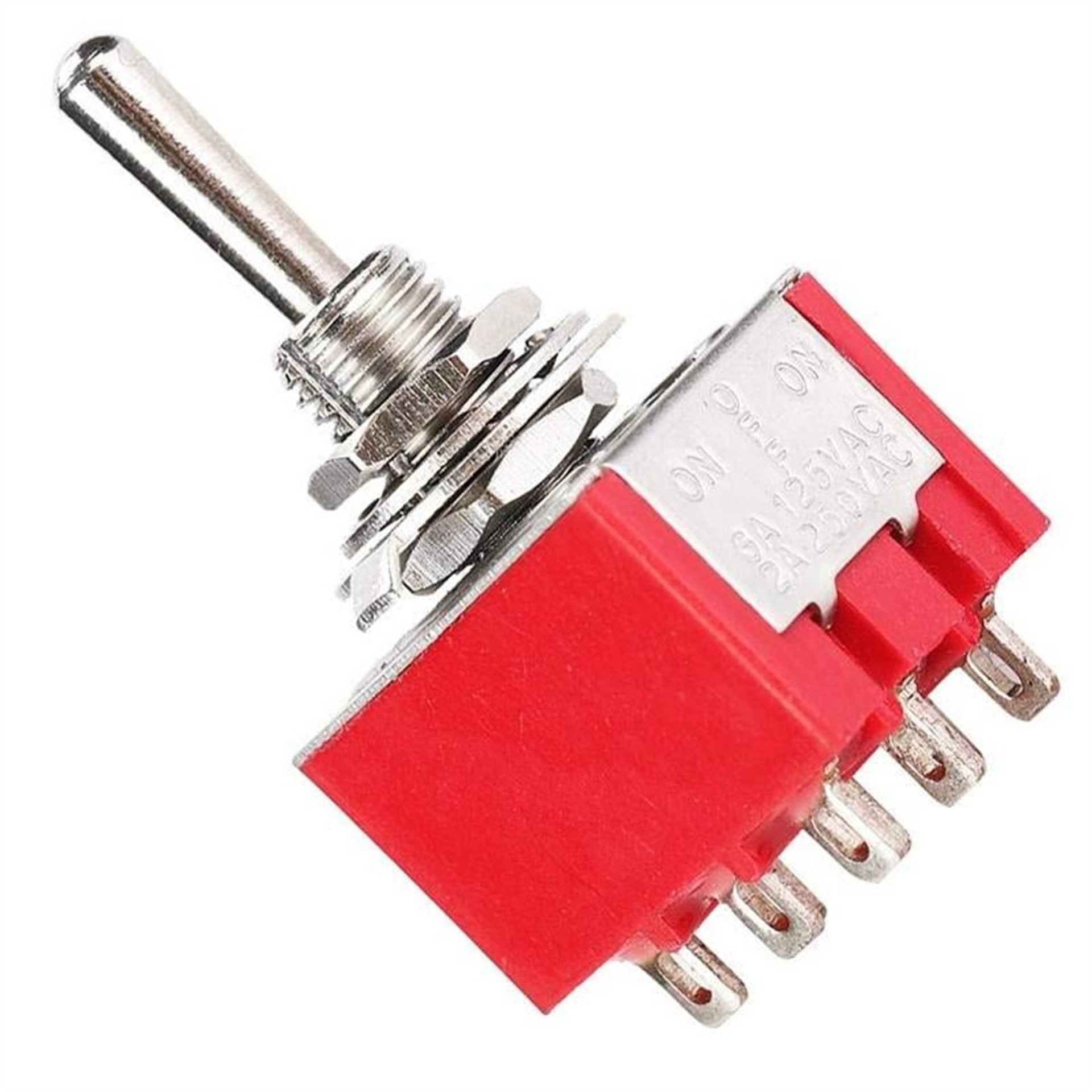 Powermaster IC-148B  9 Pin On-Off Ø6Mm Toggle Switch MTS-303 - Fiş - Jack - Şase - Buton - Konnektör