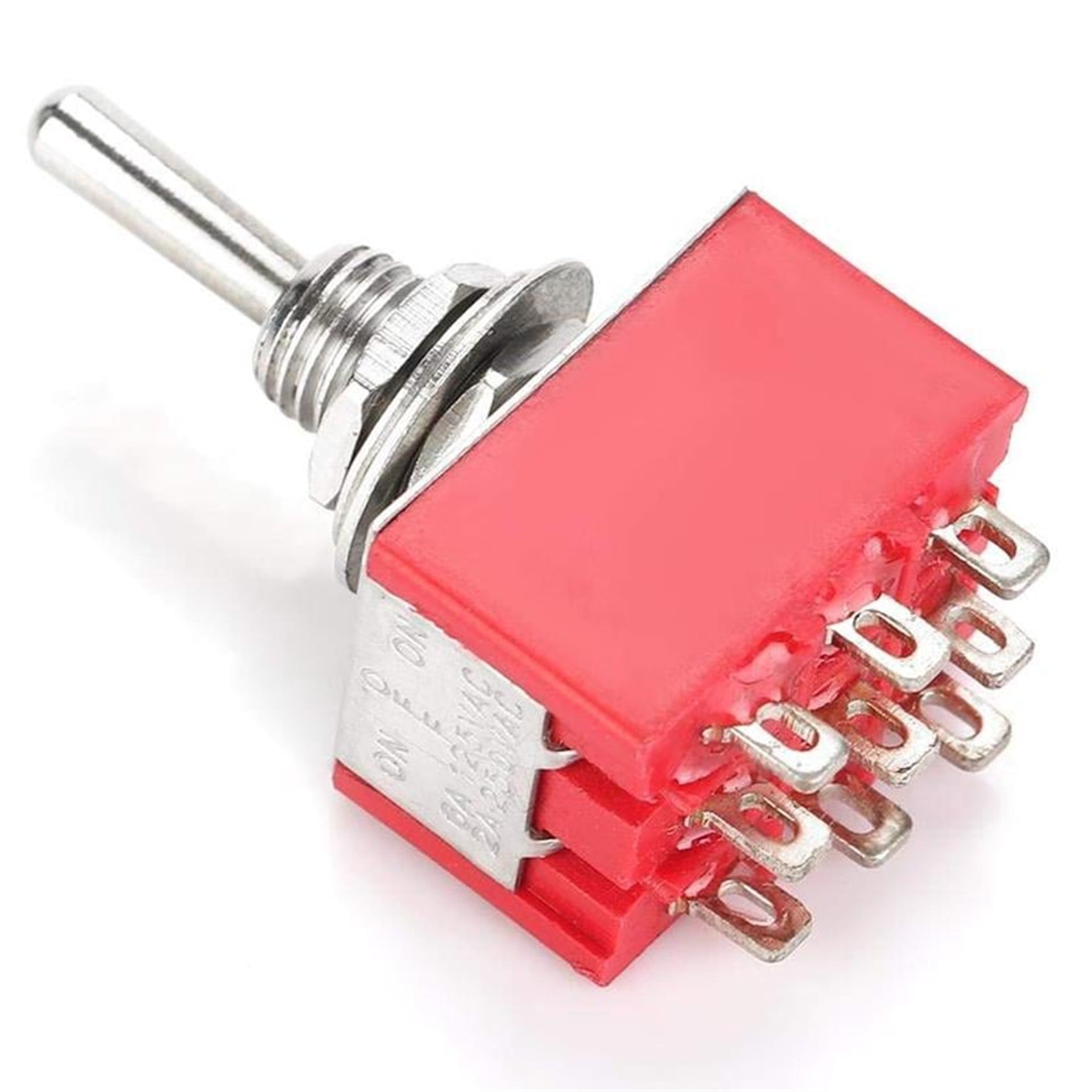 Powermaster IC-148B  9 Pin On-Off Ø6Mm Toggle Switch MTS-303 - Fiş - Jack - Şase - Buton - Konnektör