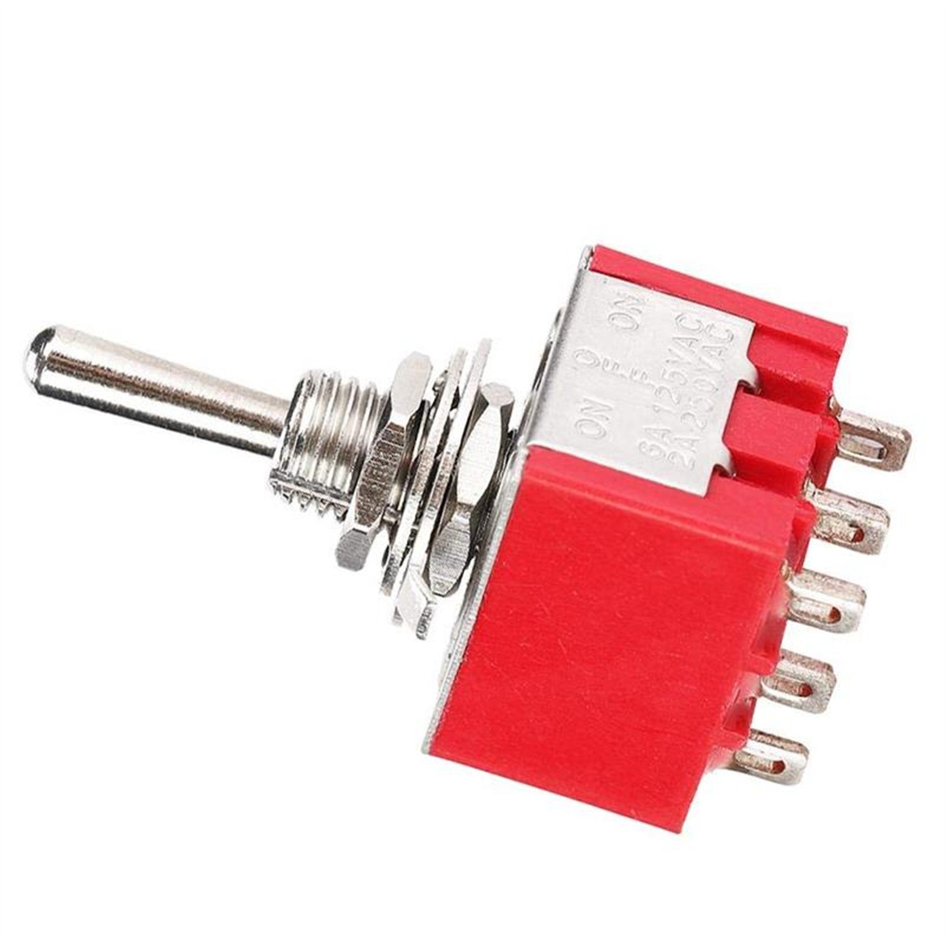 Powermaster IC-148B  9 Pin On-Off Ø6Mm Toggle Switch MTS-303 - Fiş - Jack - Şase - Buton - Konnektör