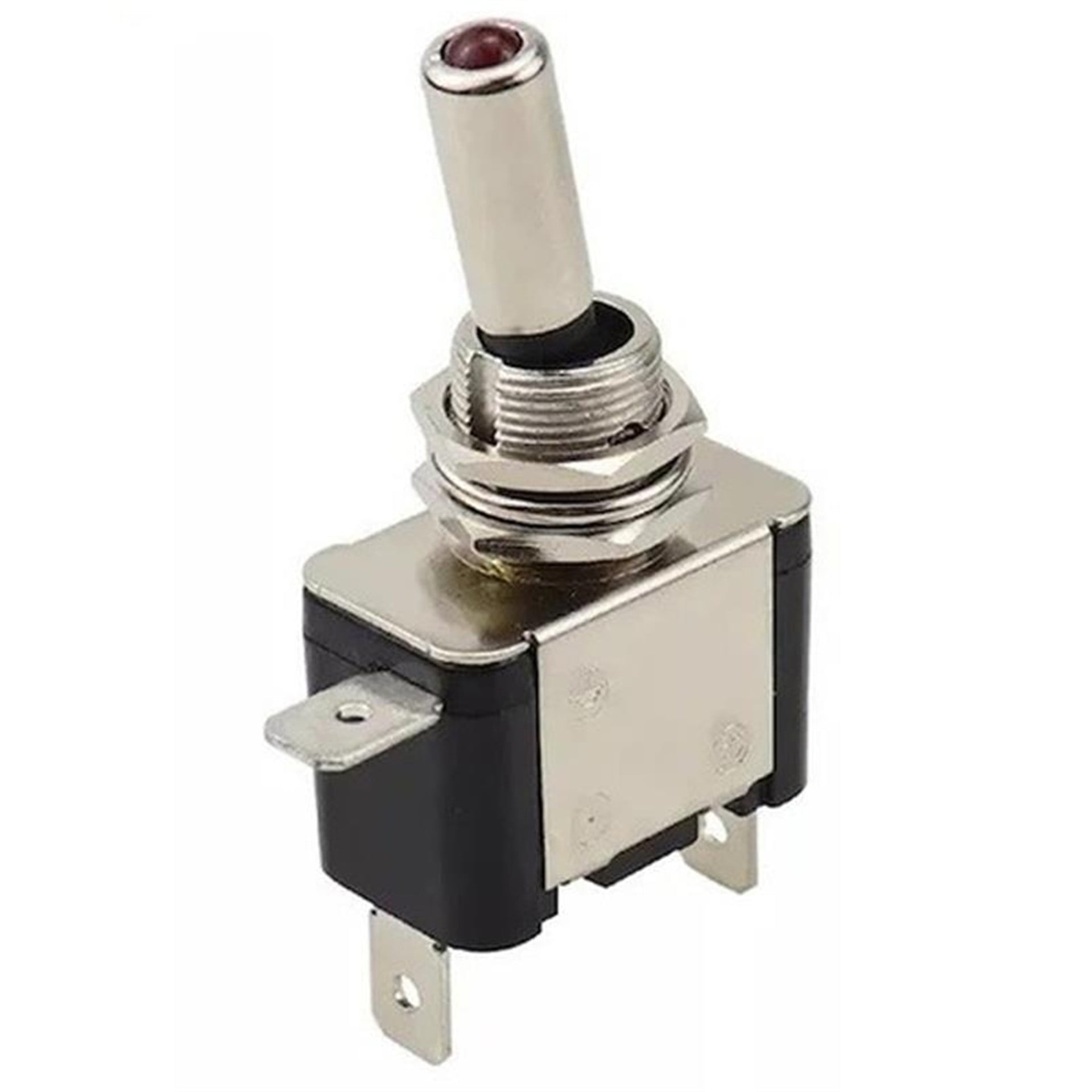 Powermaster IC-151A Işıklı 12 Volt Dc 30 Amper On-Off Toggle Switch (Seri 2) - Fiş - Jack - Şase - Buton - Konnektör