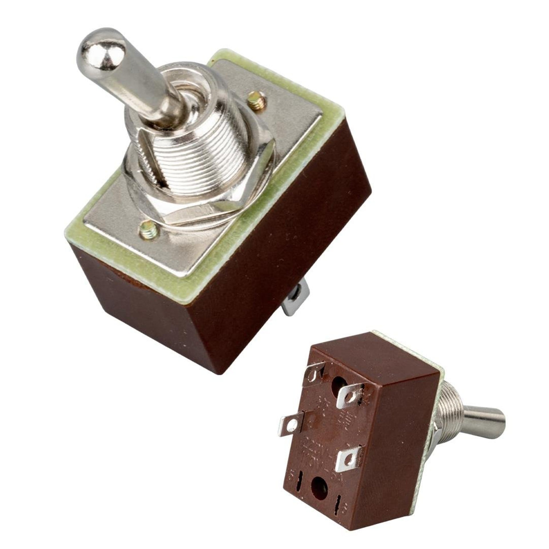 Powermaster IC-151C On-Off Ø12 Mm 4P Toggle Switch - Fiş - Jack - Şase - Buton - Konnektör