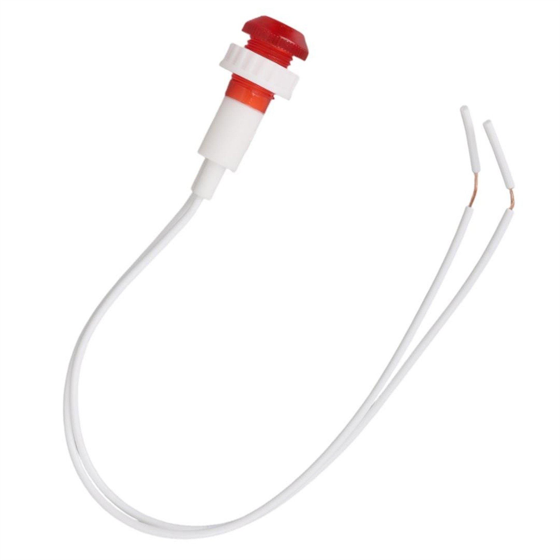Powermaster IC-227 Kablolu Sinyal Lambası Plastik 10 Mm (XD10-6W) - Muhtelif Elektronik Malzeme