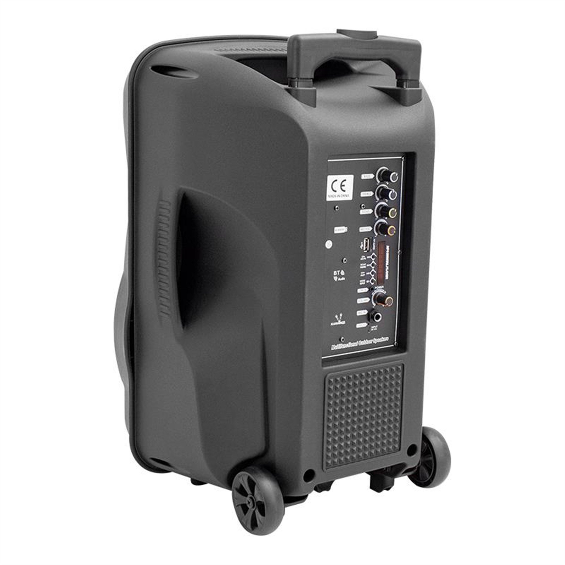 İfox İfox FX-120 2 El Telsiz Mikrofonlu USB-SD-Bluetooth 12'' Seyyar Aktif Anfi - Seslendirme Amfileri