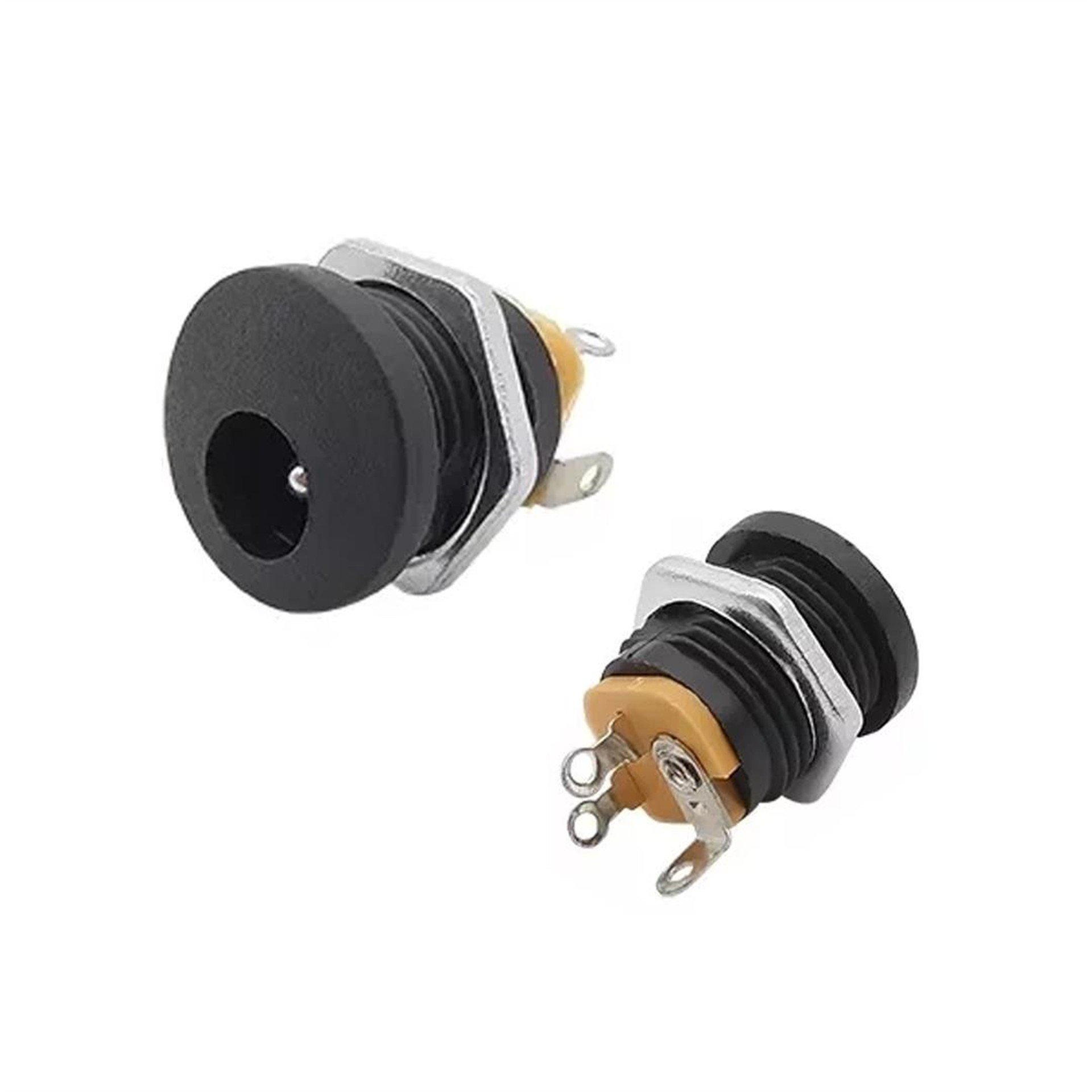 Oem Intercom Ic-258 2.5Mm Somunlu 12Mm Çap Dc Jack - Fiş - Jack - Şase