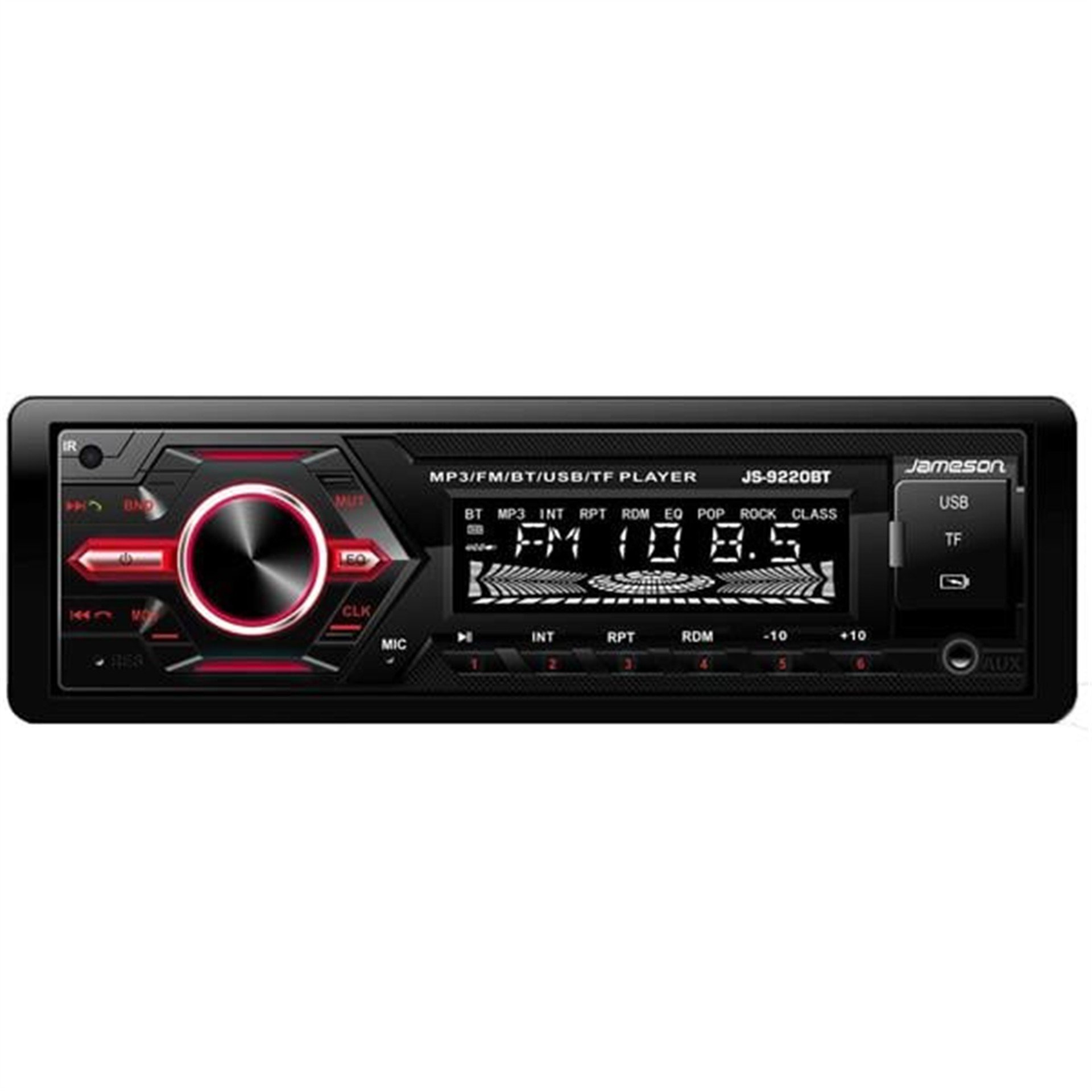 Jameson Jameson 2xUSB-SD-FM-AUX-Bluetooth-Kumandalı 4x55 Watt Mekaniksiz Oto Teyp JS-9220BT - Oto Teyp