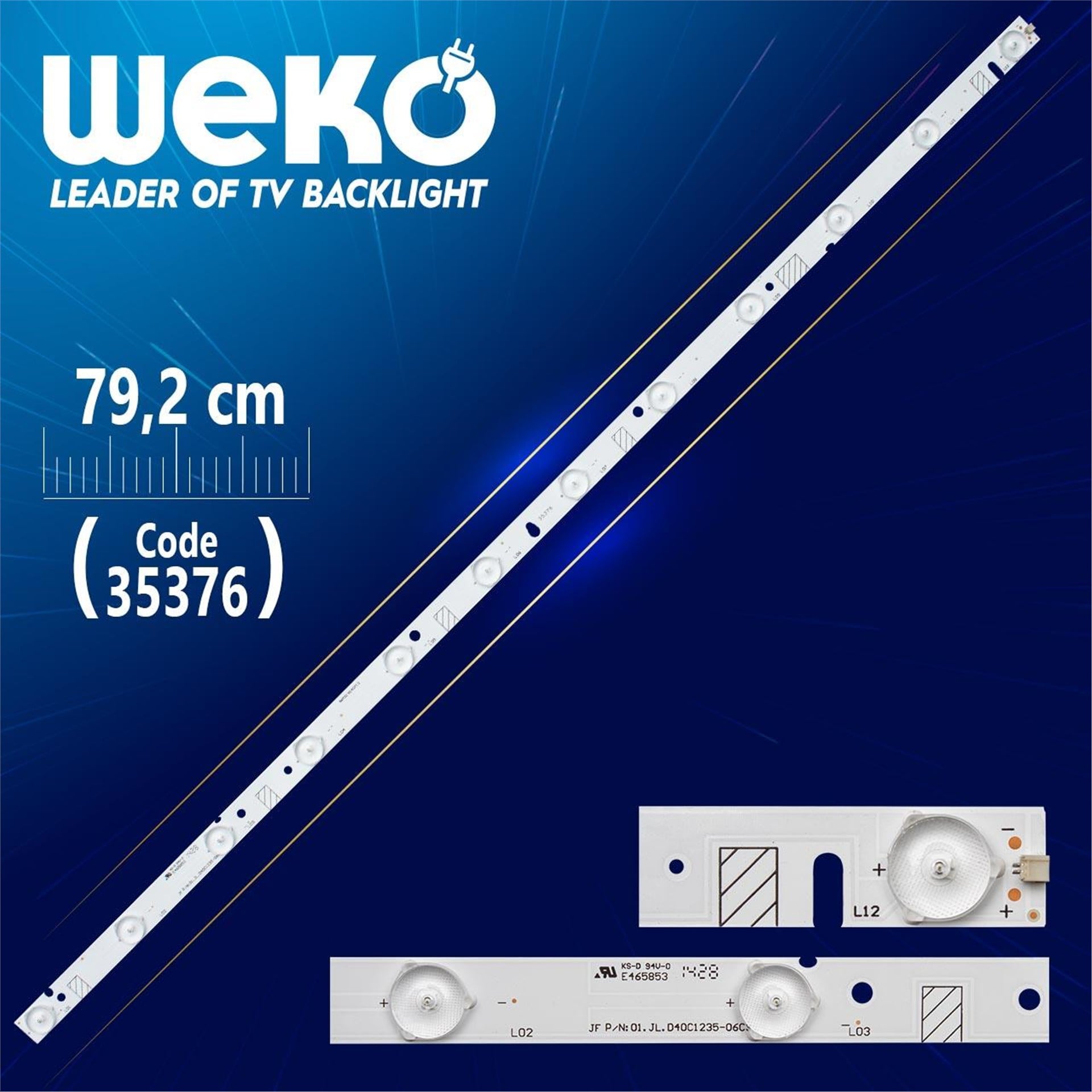 Weko JL.D40C1235-06CS - 12 Ledli - WK-422 Led Tv Bar - Tv Led Bar