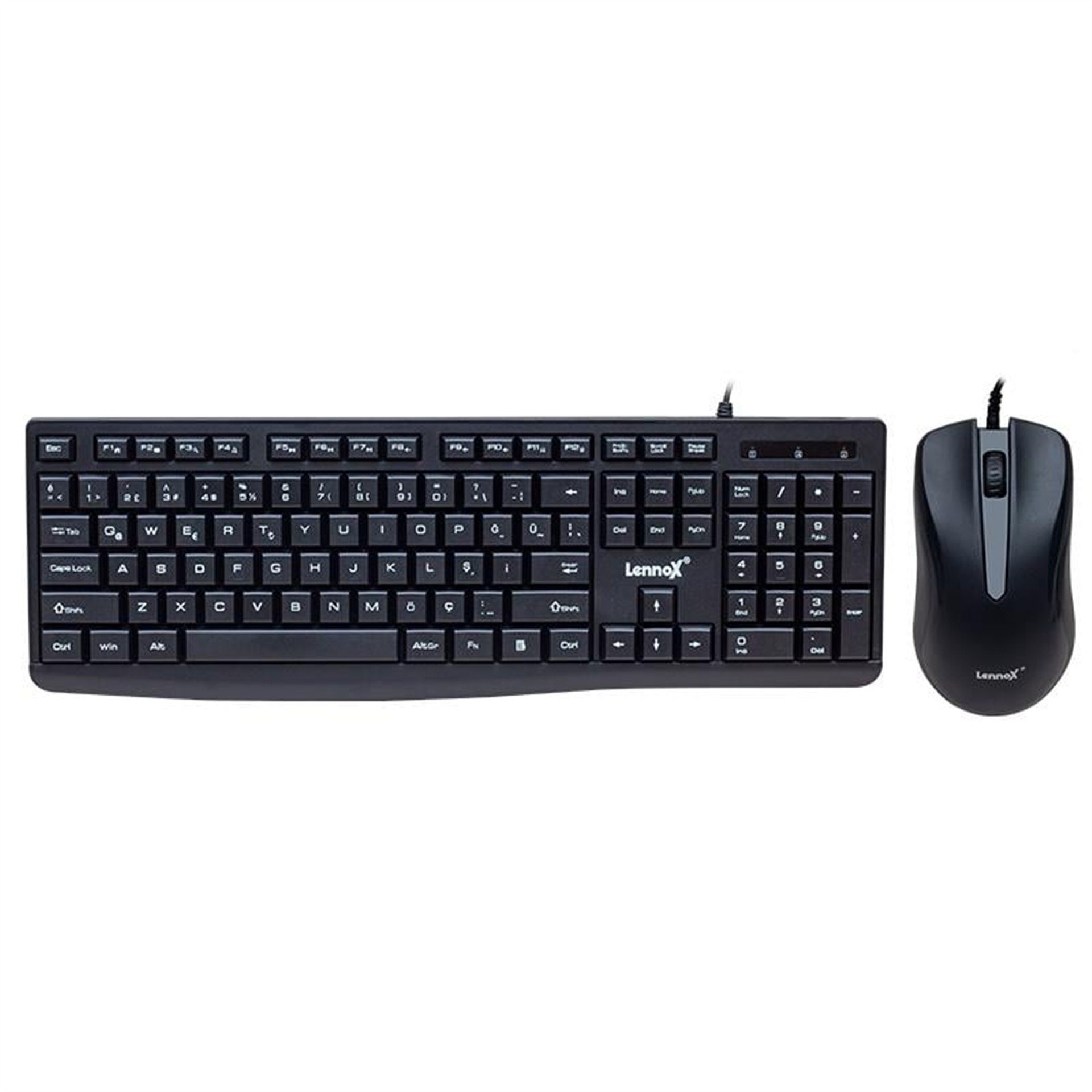 Lennox Lennox 813S Kablolu Klavye Mouse Set - Klavye & Mouse Set
