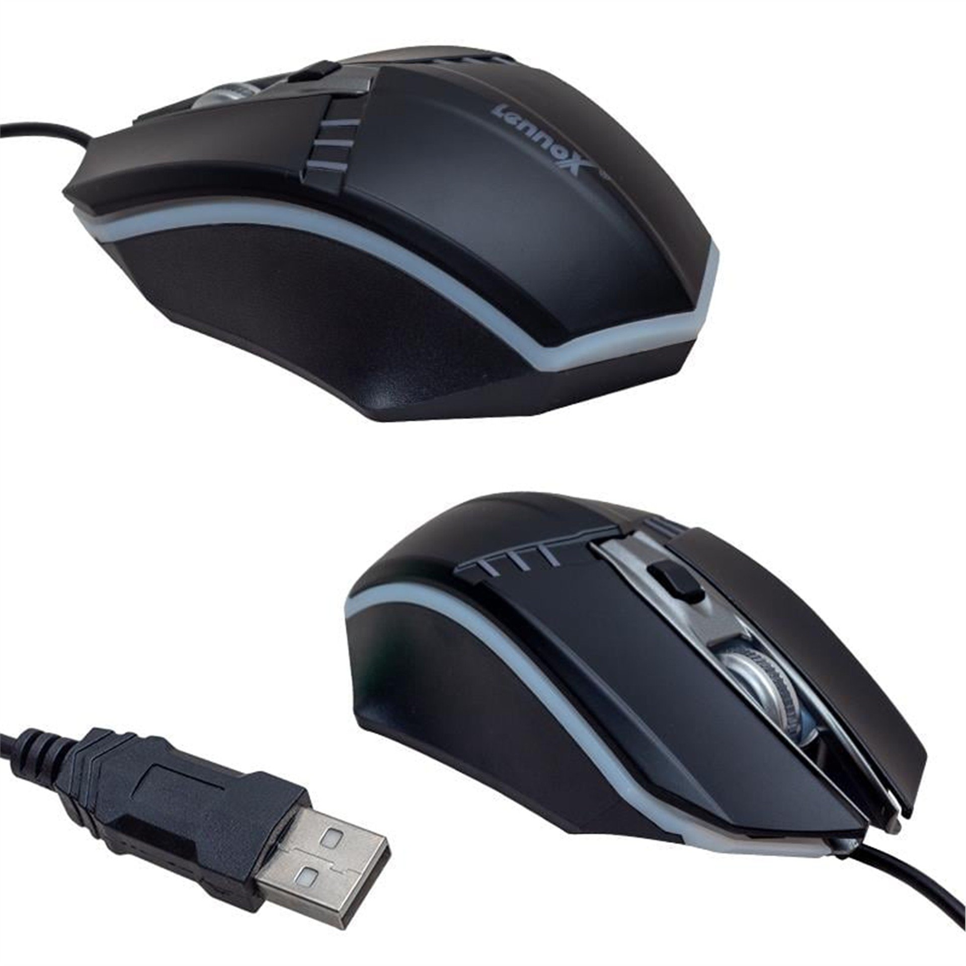 Lennox Lennox LX-A3 RGB Kablolu Gaming Oyuncu Mouse - Gaming Mouse