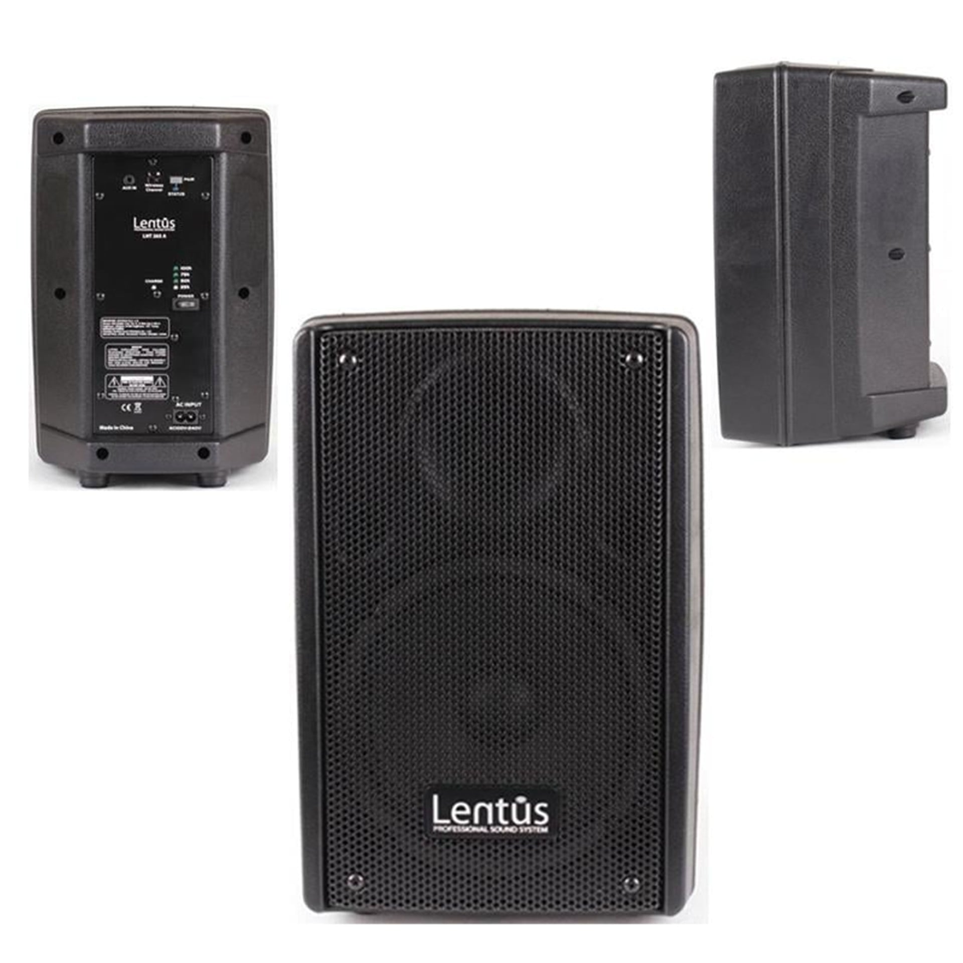 Lentus Lentus LNT-265 30 Cm Subwoofer + 2 Ad. Kablosuz Hoparlör - Plastik Kabin Hoparlör