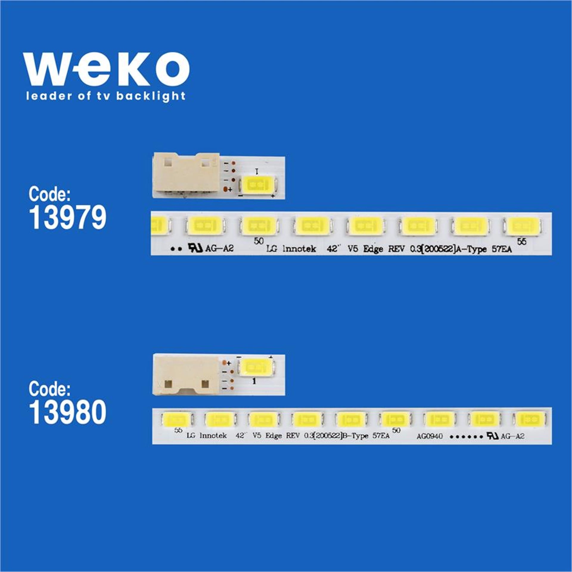Weko Lg 42LE5500-ZA.AEUWLJG 42'' İnç 4 Adet Tv Led Bar - LG Led Bar