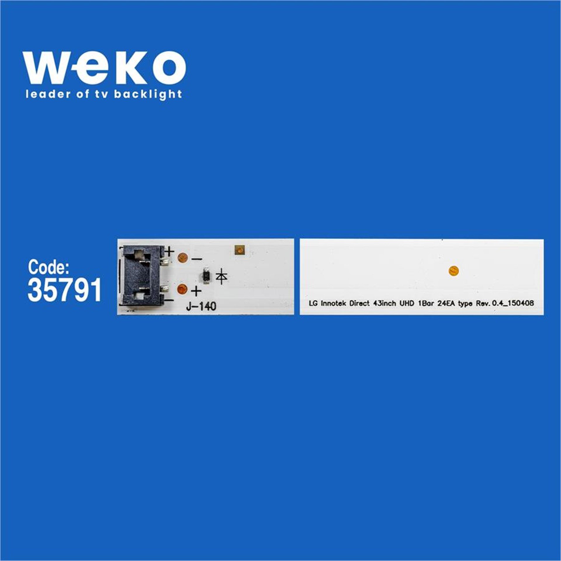 Weko Lg 43UF6407-ZA.BPDYLJG 43'' 3 Adet Tv Led Bar - LG Led Bar