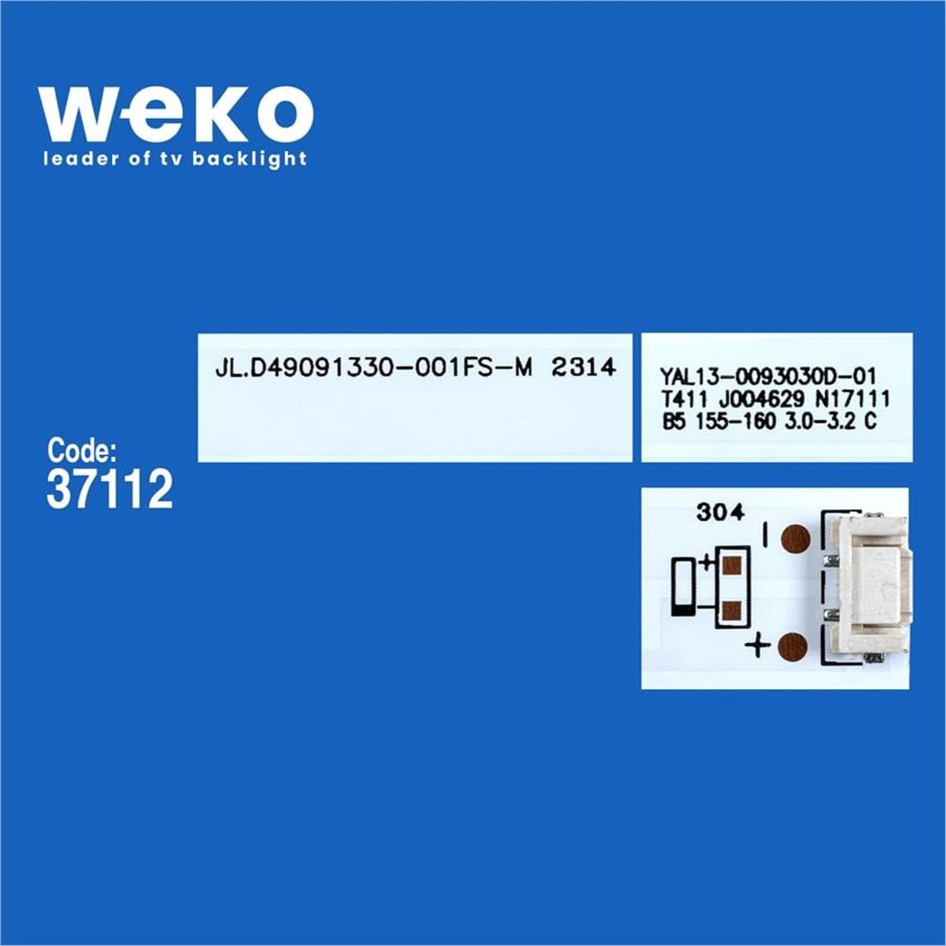 Weko Lg 49UN73006LA.BEKLLJP 49'' 4 Adet Tv Led Bar - LG Led Bar