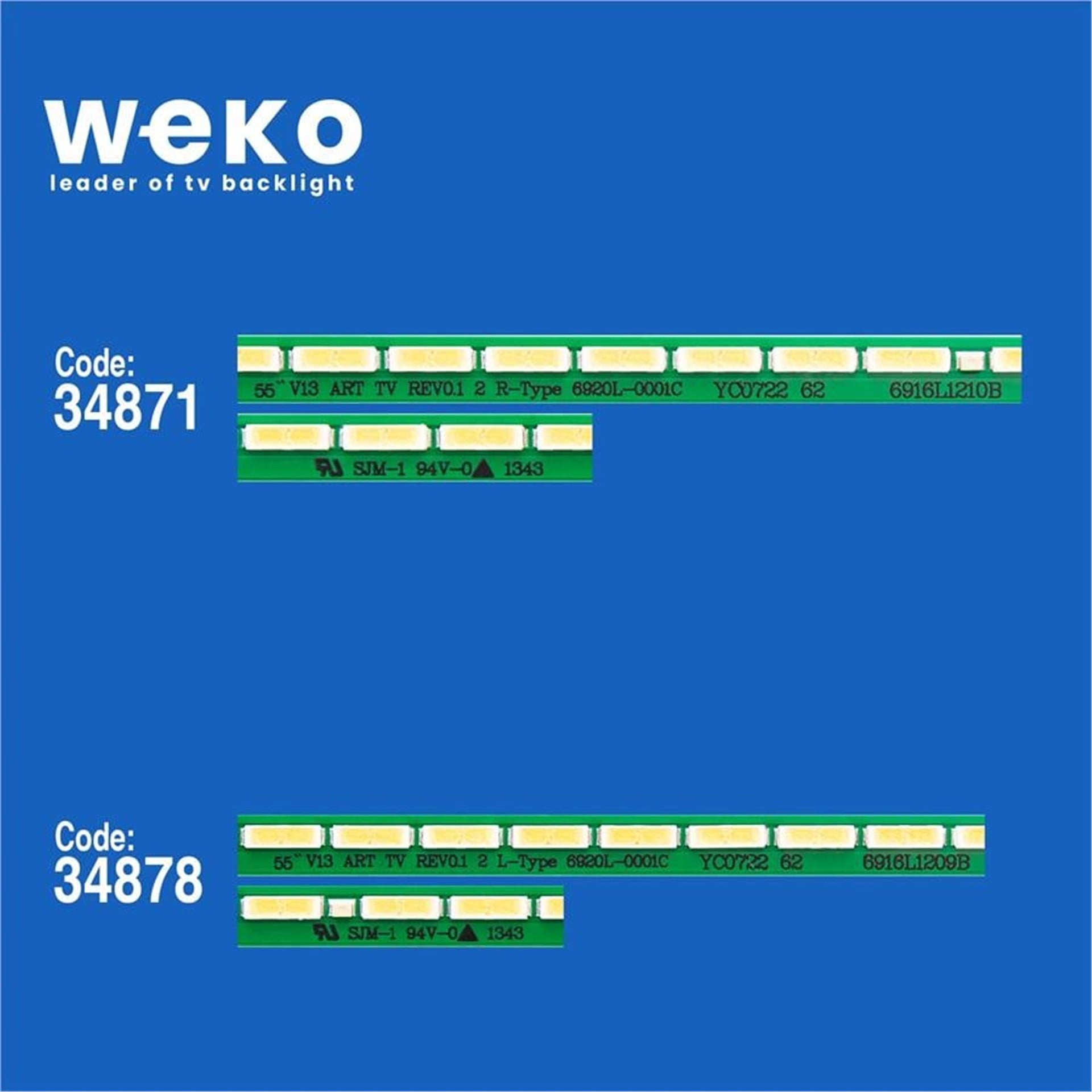 Weko Lg 55LA860V-ZA.BPDYLJG 55'' İnç 2 Adet Tv Led Bar - LG Led Bar