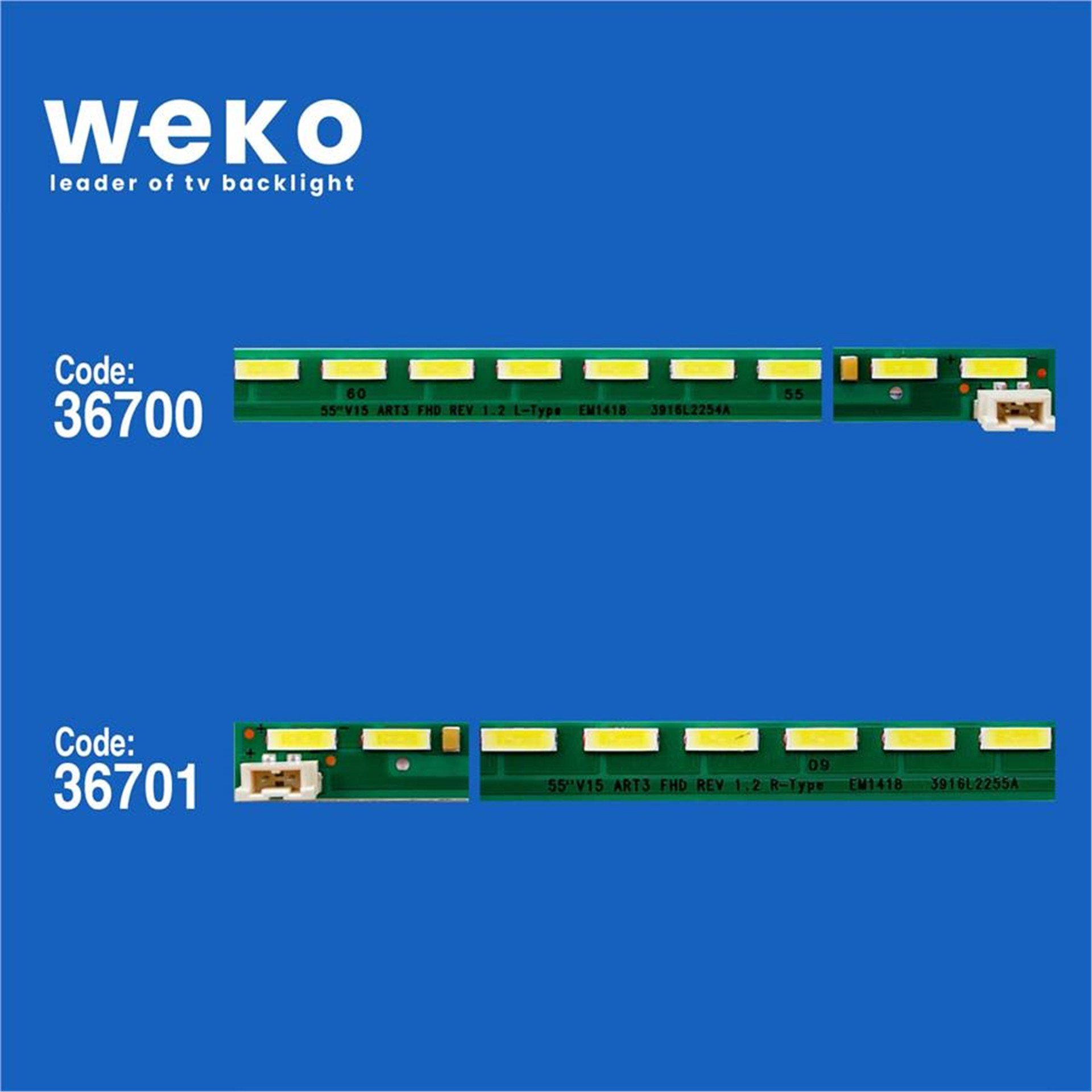 Weko Lg 55SM5B-BD.BPDSLJP 55'' İnç 2 Adet Tv Led Bar - LG Led Bar
