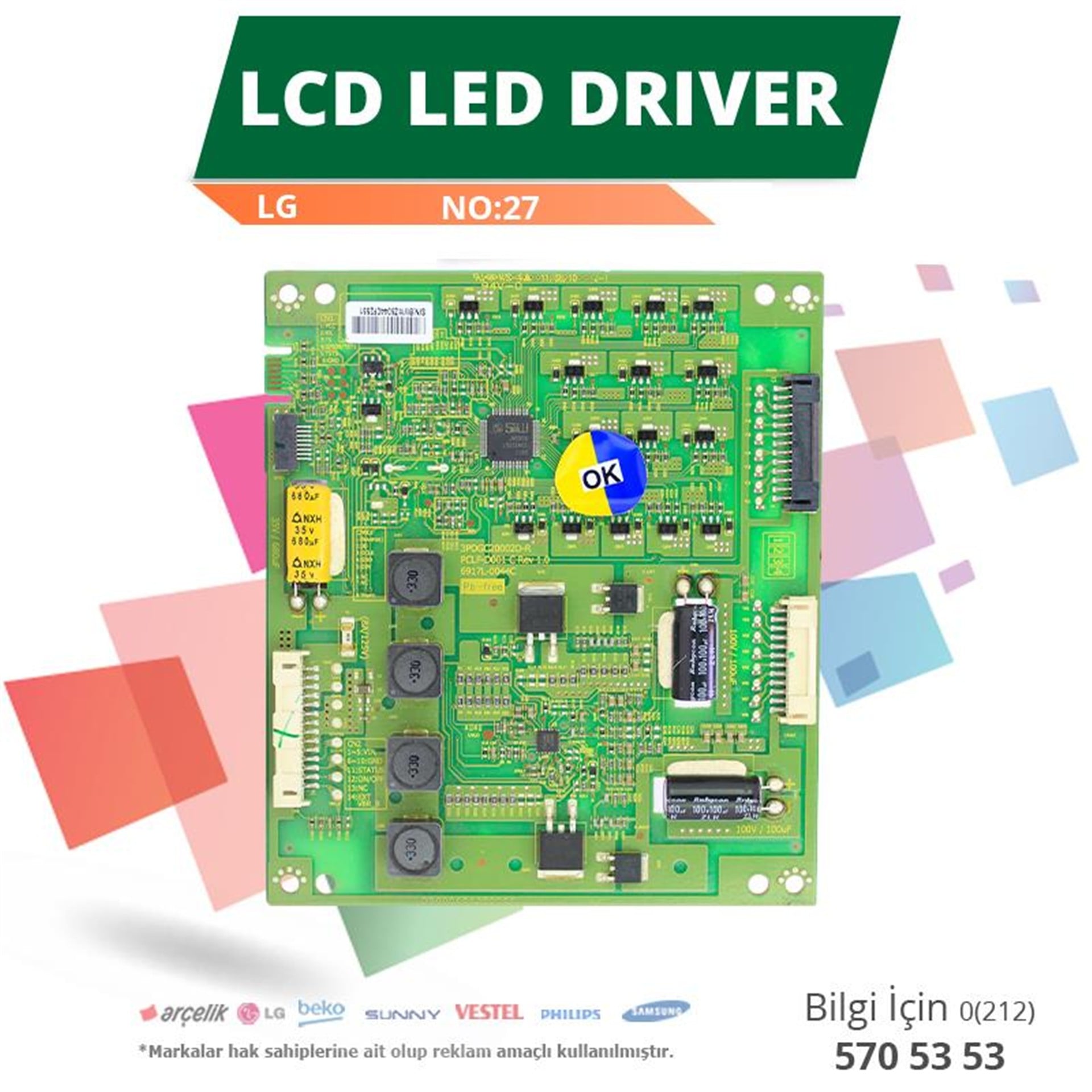 Oem LG 6917L-0044C - 3PDGC20002D-R - LC420EUD SD M1 - Lcd Led Driver - LCD Driver