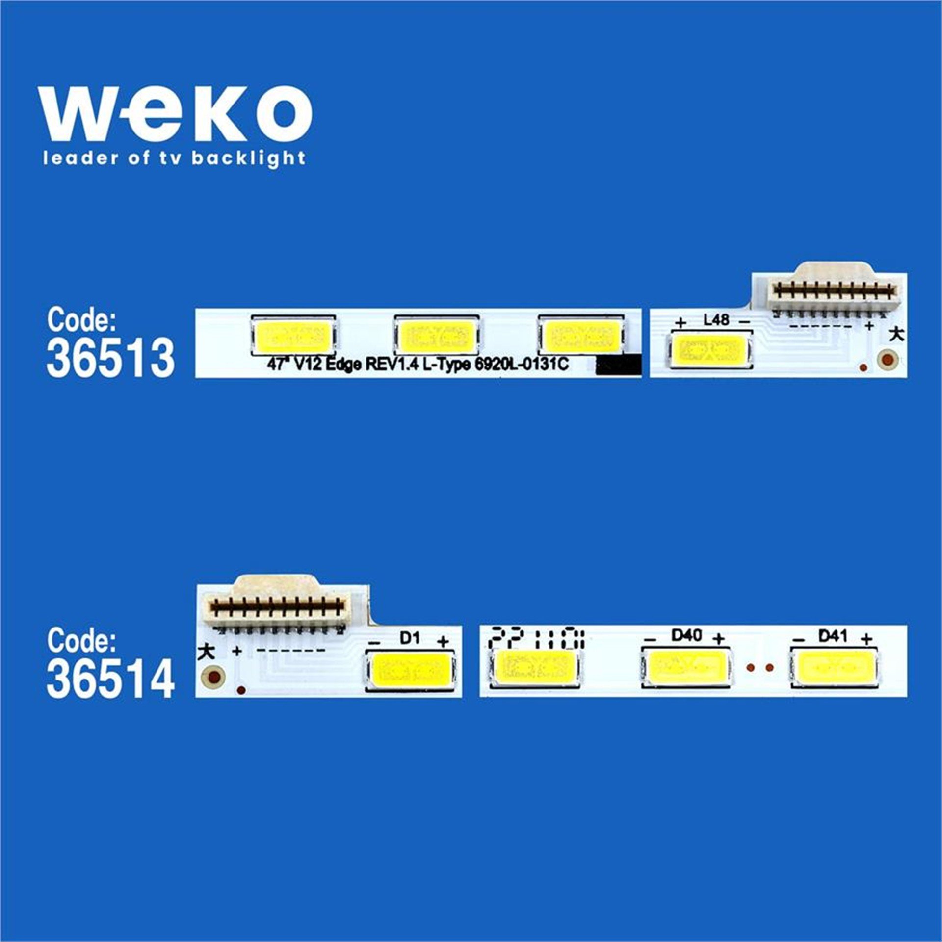 Weko Lg Flatron 47WS50BS-B Aek 47'' İnç 2 Adet Tv Led Bar - LG Led Bar