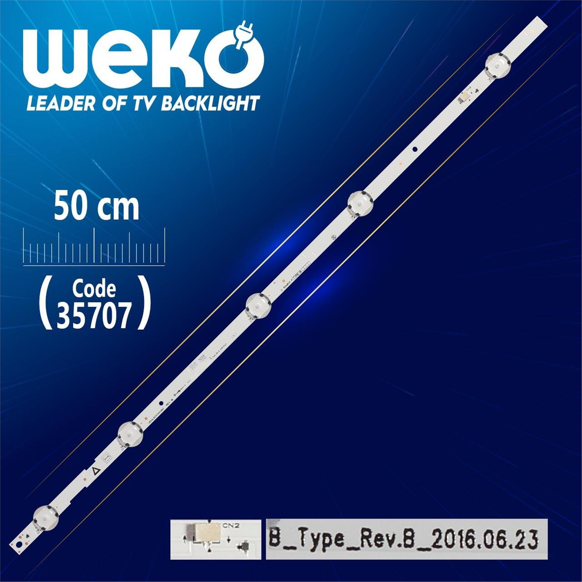 Weko Lg Innotek 55Inch_Funai B_Type_Rev.B - Vdvled0gs060 Rev.B - 50 Cm 5 Ledli - (Wk-1182) - LG Led Bar