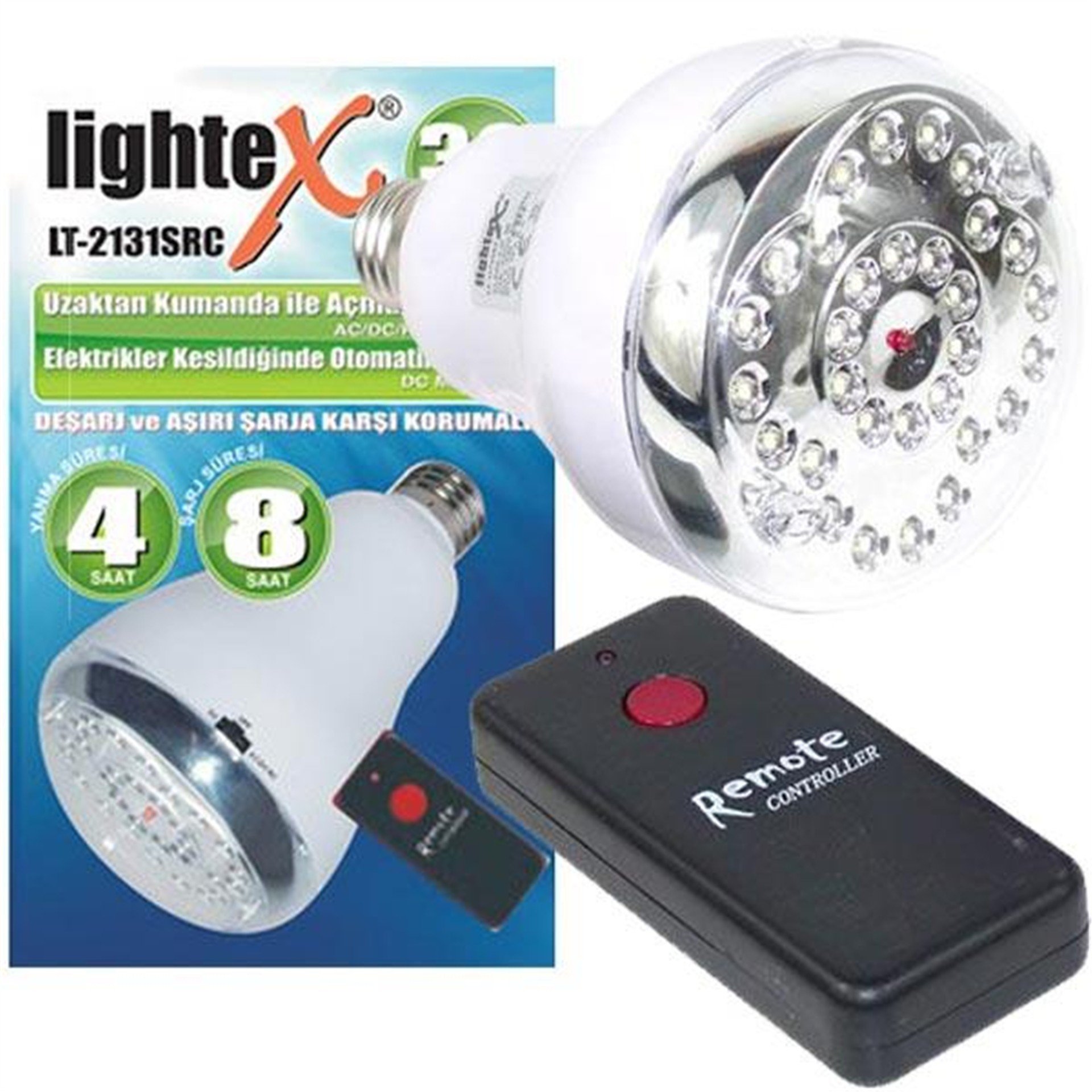 Lightex Lightex LT-2131SRC 30 Ledli Kumandalı Işıldak - Fener ve Işıldaklar