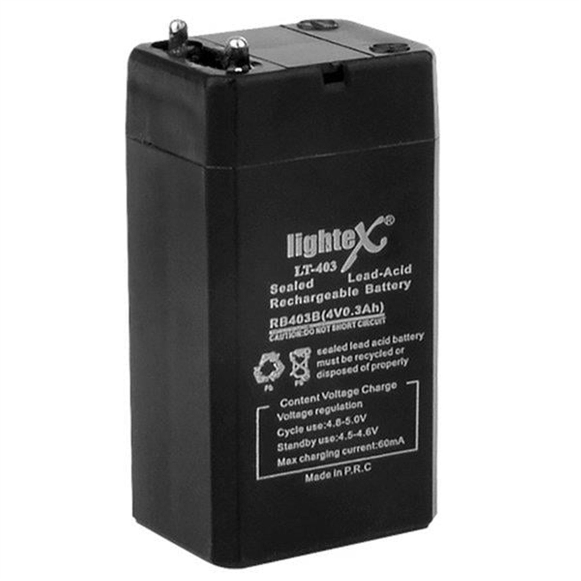 Lightex Lightex LT-403 4 Volt 0.3 Amper Akü - Kuru Akü