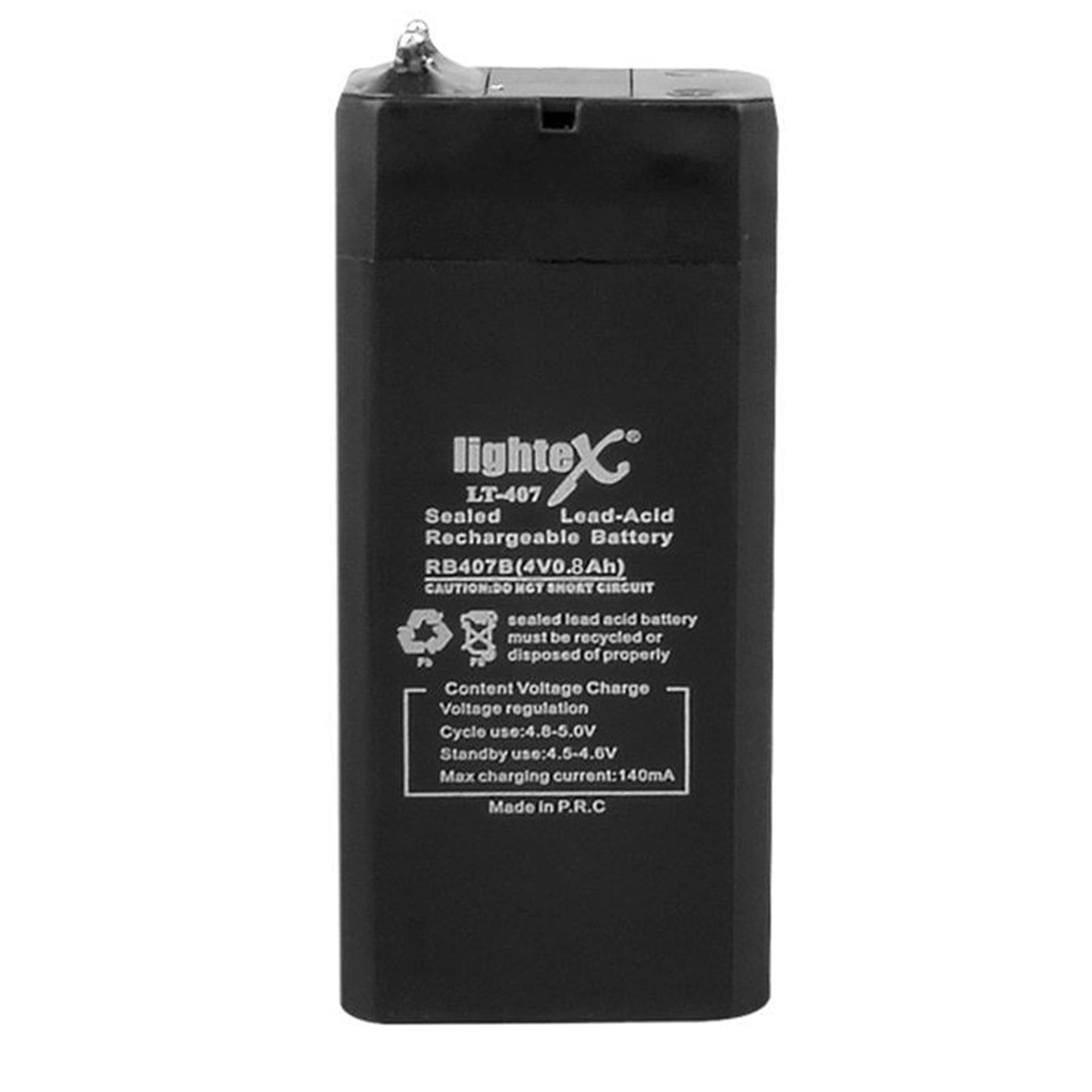 Lightex Lightex LT-407 4 Volt 0.8 Amper Akü - Kuru Akü