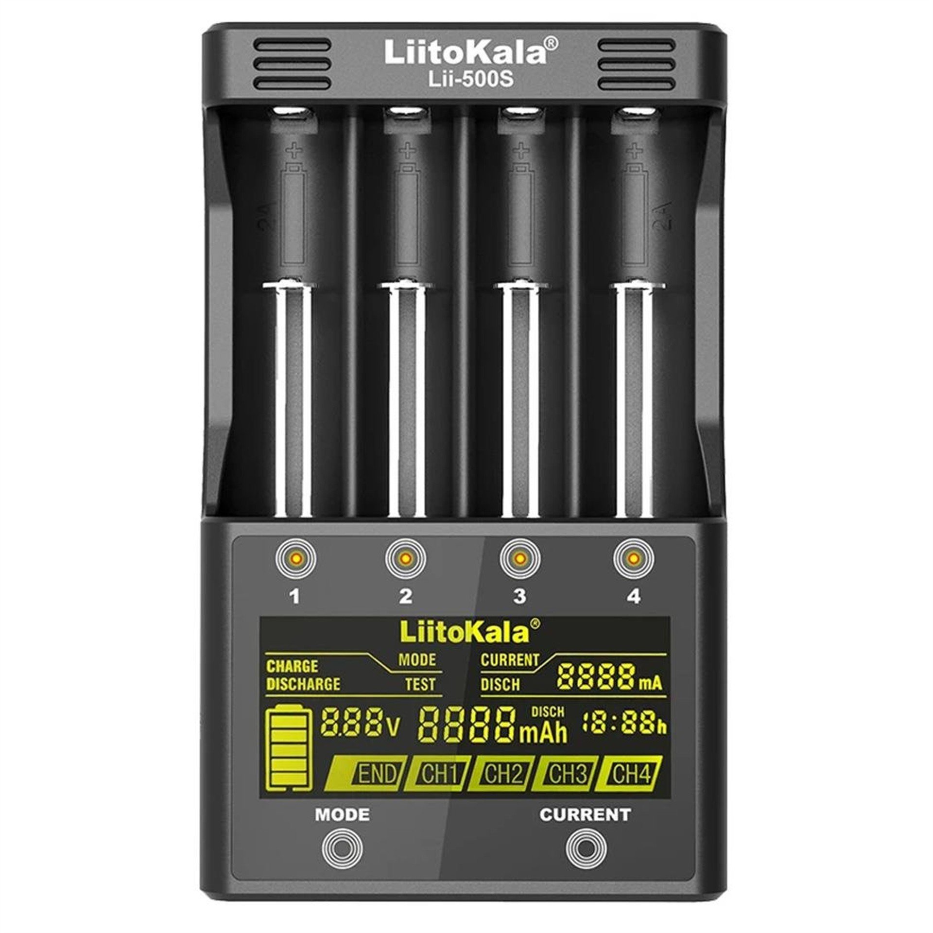 Liitokala Liitokala LII-500S Pil Şarj Cihazı - Pil Şarj Cihazları