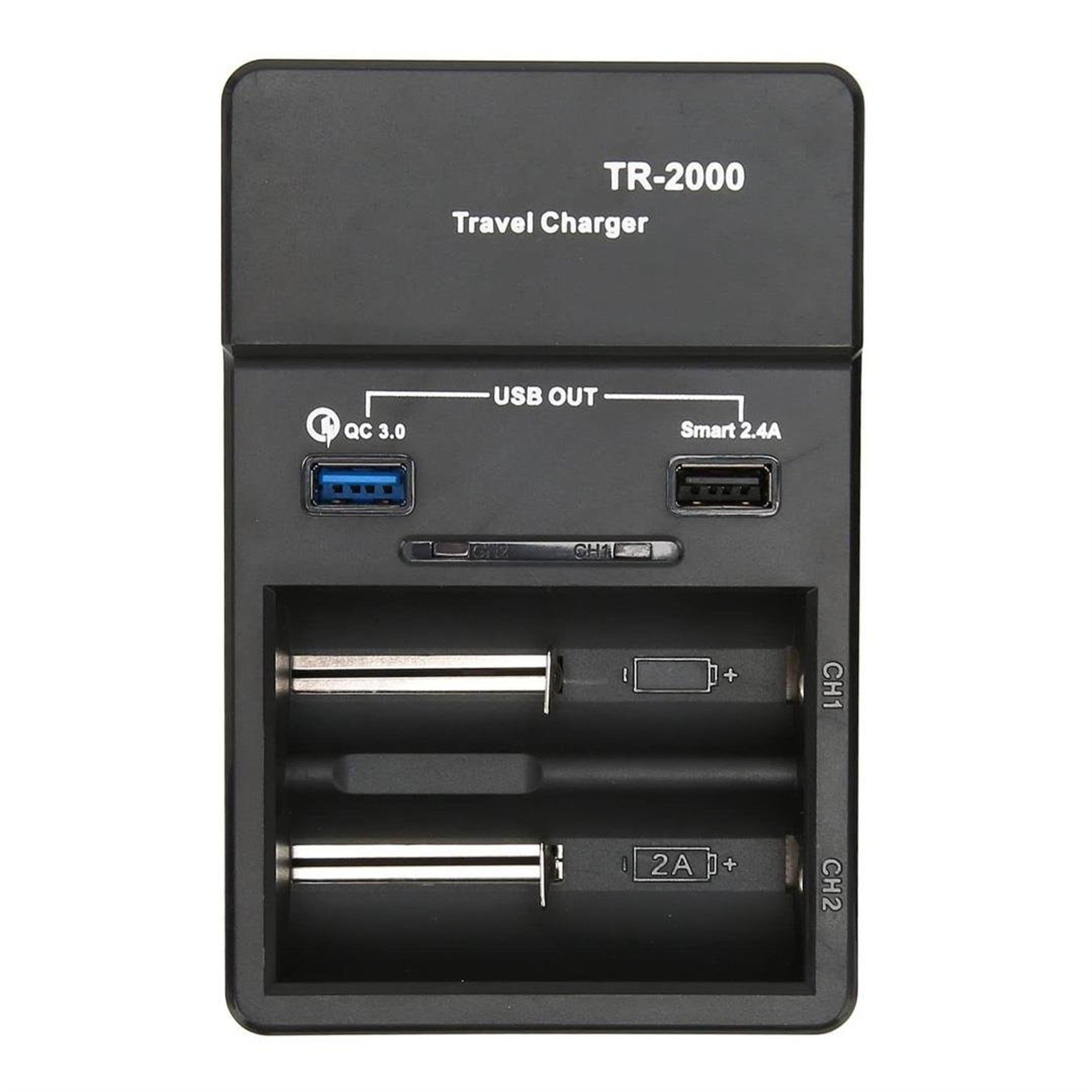 Liitokala Liitokala TR-2000 Universal AA-AAA-18650-14500-123A Akıllı İkili Pil Şarj Cihazı - Pil Şarj Cihazları
