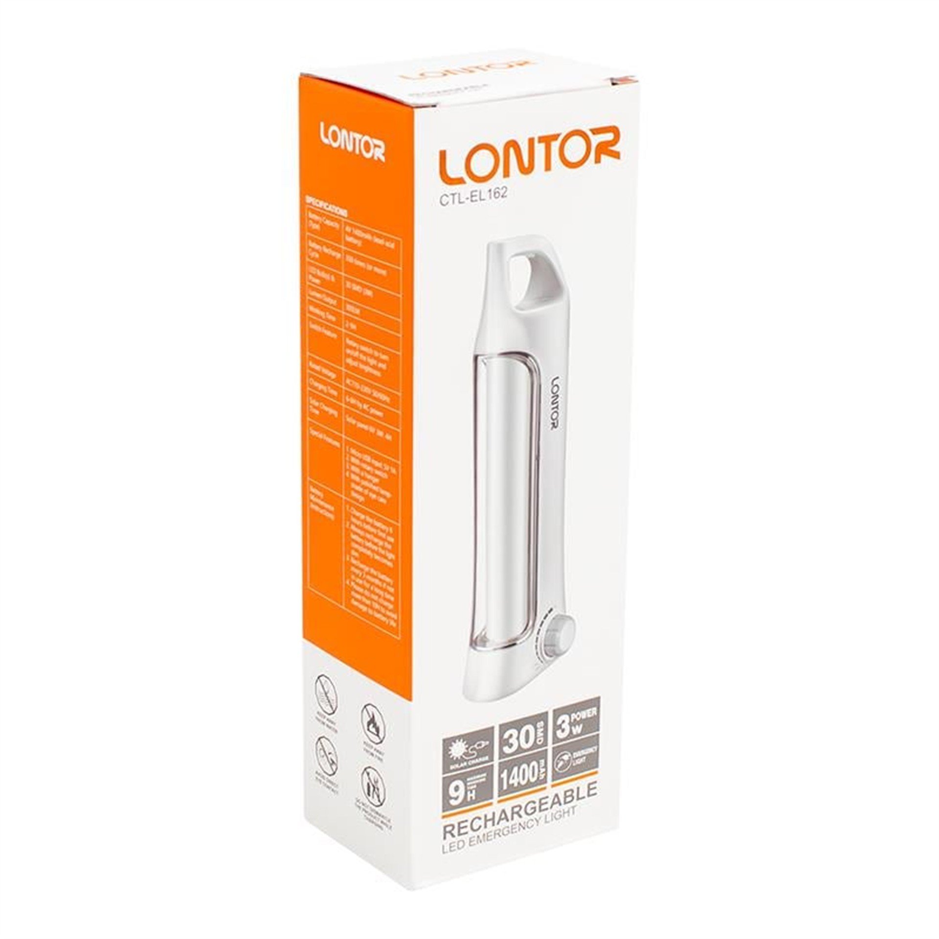 Lontor Lontor 30 Smd Led'li Şarjlı Işıldak CTL-EL162 - Fener ve Işıldaklar