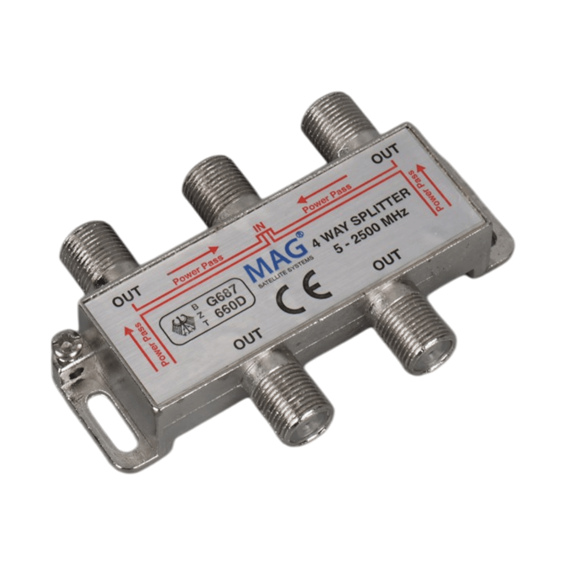 Reyonex Mag 1/4 Splıtter 5-2500 Mhz - Uydu Ekipmanları