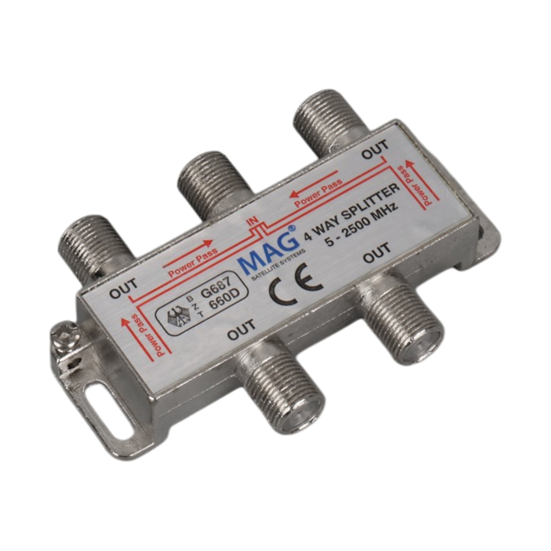 MAG Mag 5-2500 Mhz 1/4 Splitter - Uydu Ekipmanları