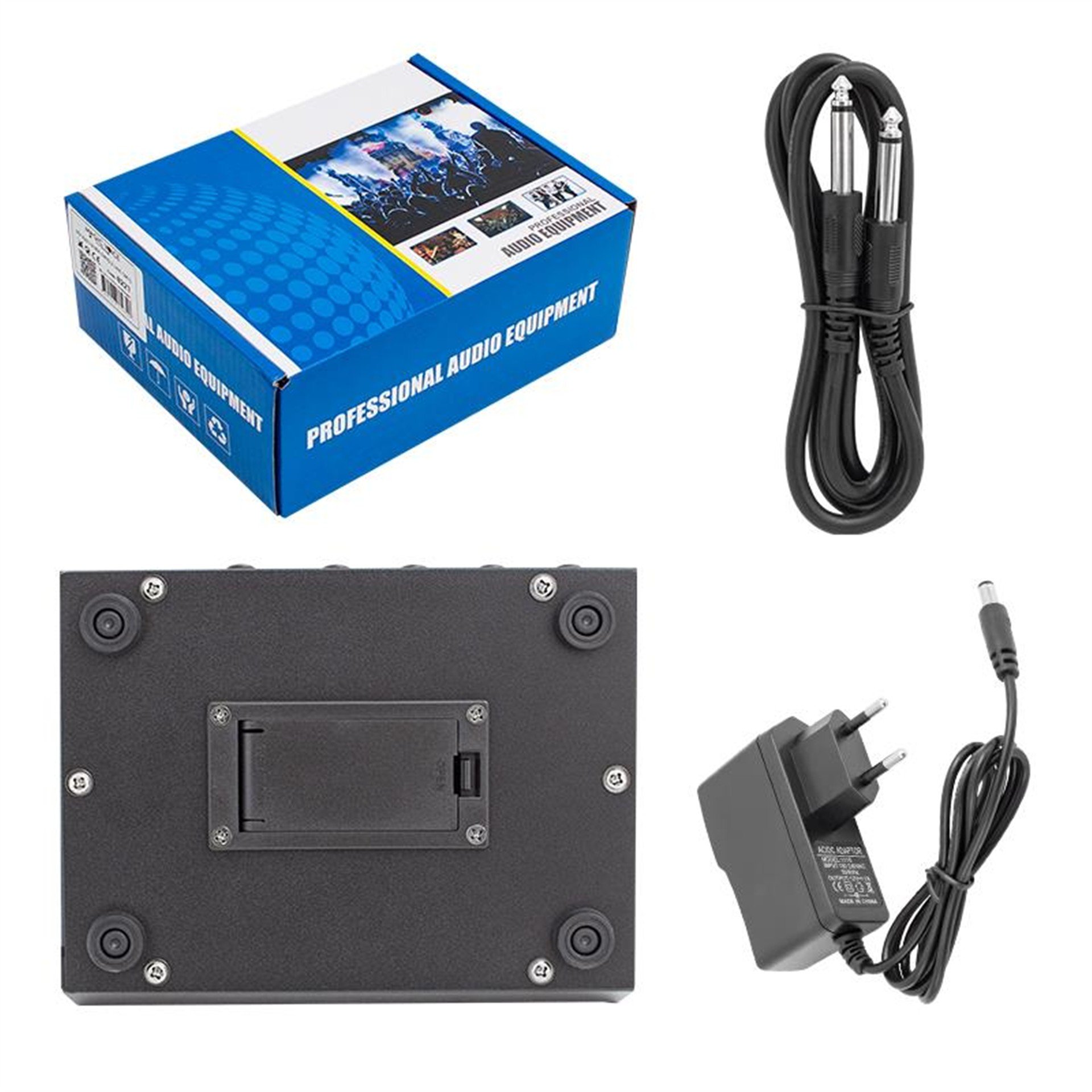 MagicVoice Magicvoice 8 Mik.Giriş 2 Line Çıkış 9V Pil Yuvalı 8 Gain Kanal Mik Çoğaltıcı Mixer 20Db MV-8221 - Seslendirme Ekipmanları