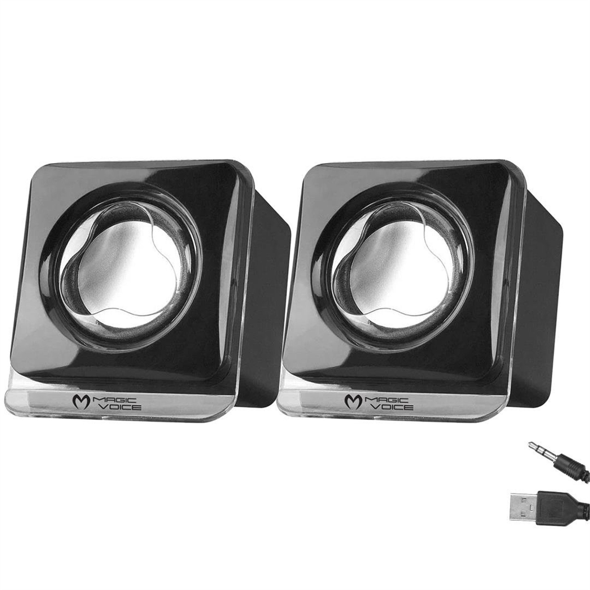 MagicVoice MagicVoice A-06 1+1 USB Mini Hoparlör - Speaker (2*3 Watt - 4 Ohm) - Ses Sistemleri