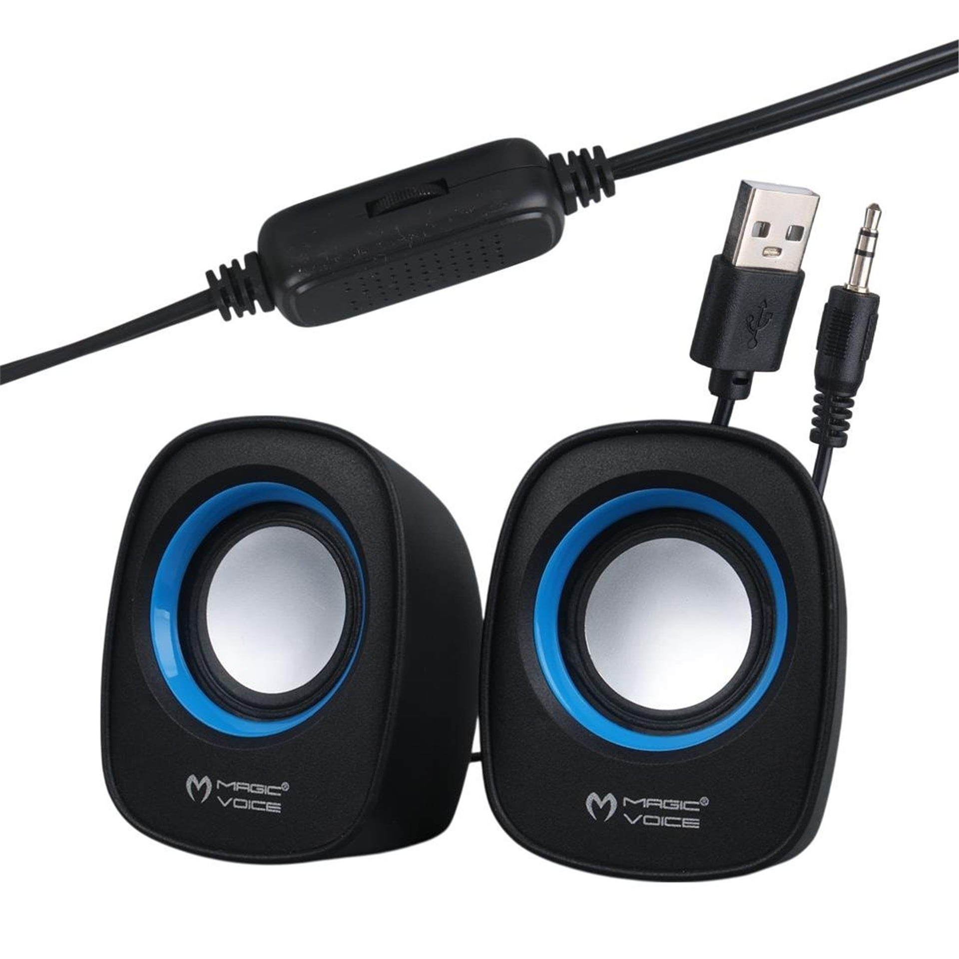 MagicVoice Magicvoice D-05A Mini 5 Watt Aux 2.0 Multimedia 1+1 USB Speaker - Hoparlör - Ses Sistemleri