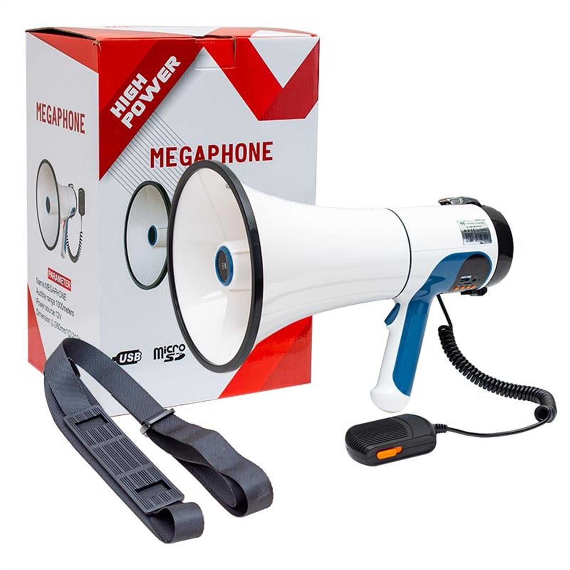 MagicVoice Magicvoice ML-687 BT-USB Şarj Üniteli Mikrofonlu Megafon - Megafon Çeşitleri