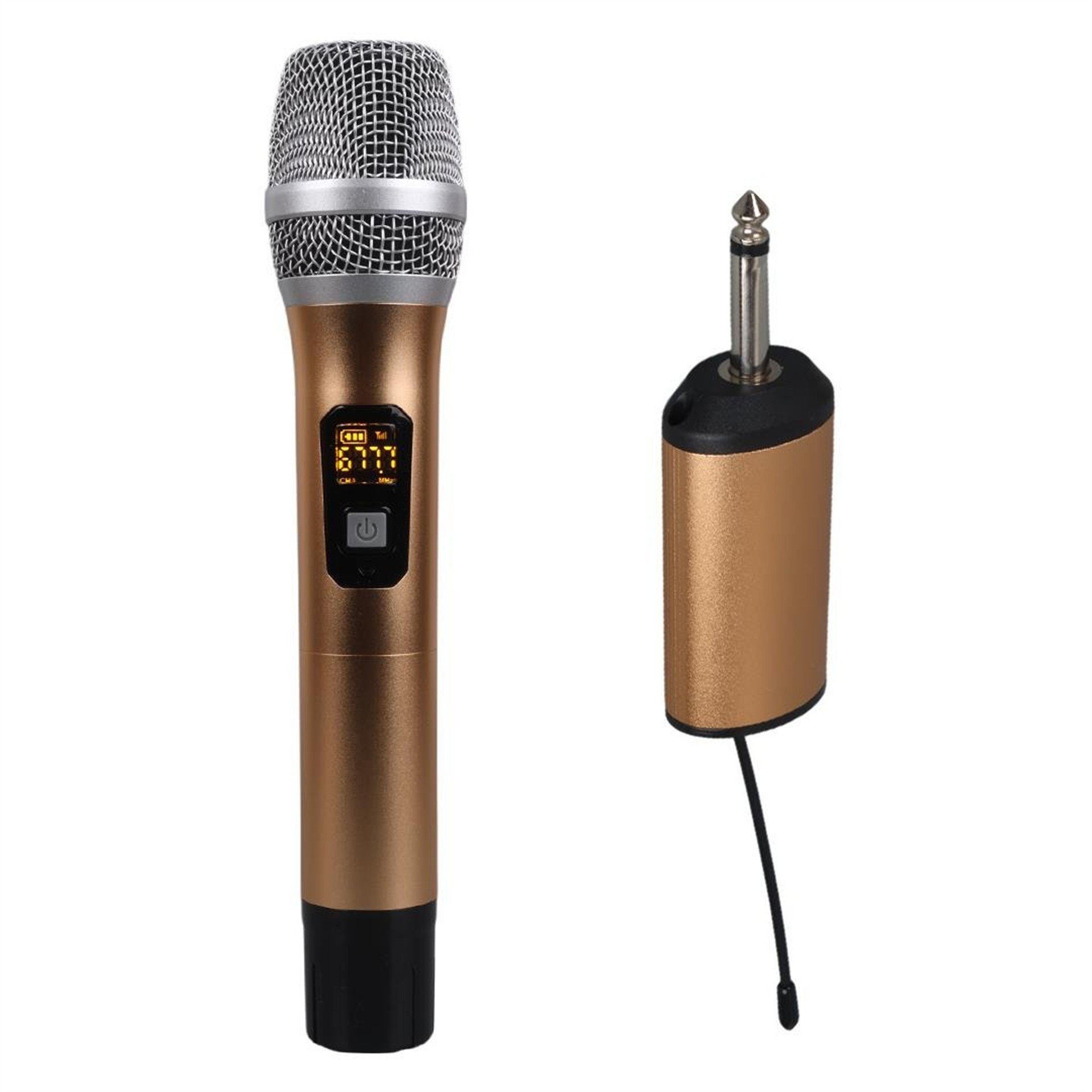 MagicVoice Magicvoice MV-1301E UHF Ekranlı Kablosuz 1 El Telsiz Mikrofonu - Kablosuz Mikrofonlar