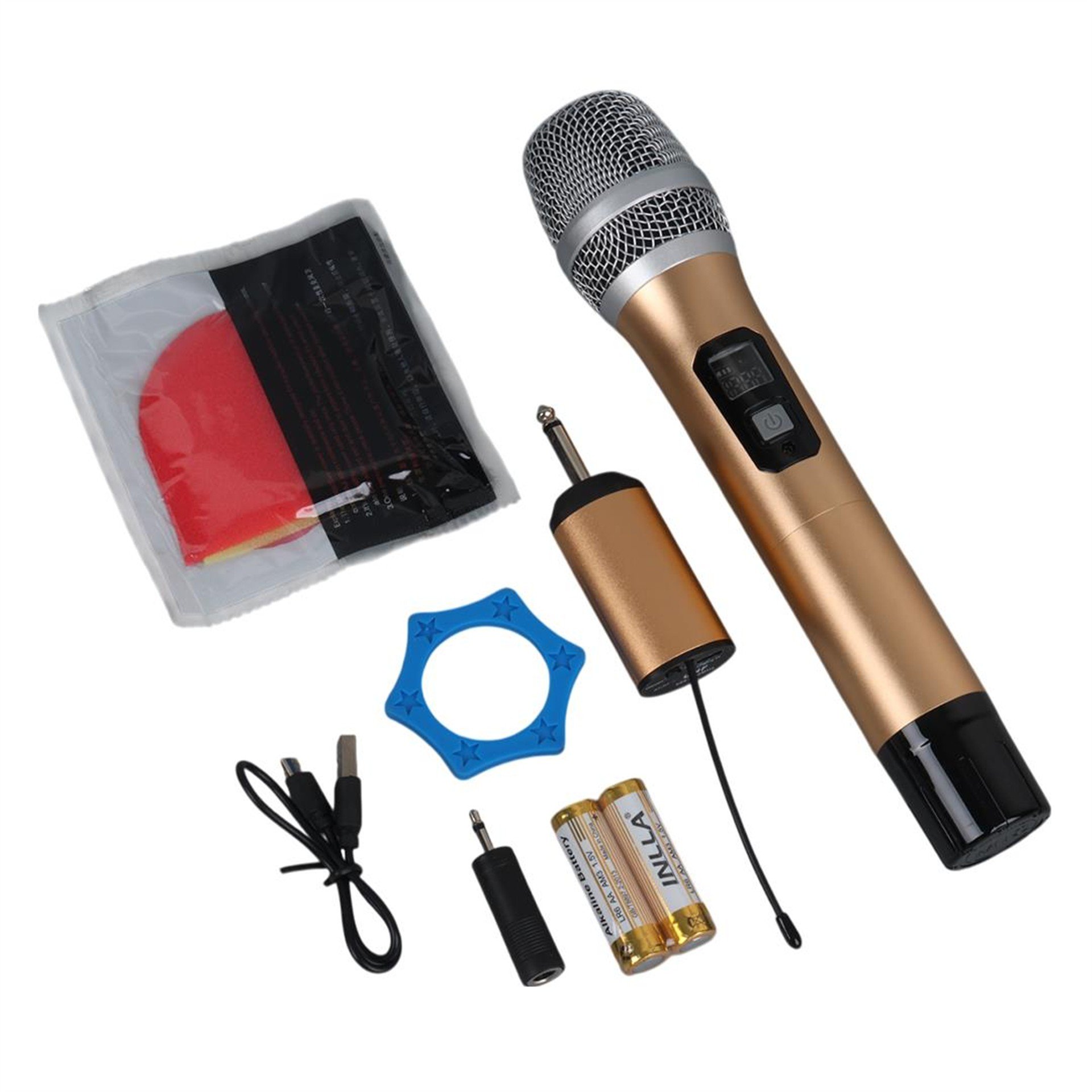 MagicVoice Magicvoice MV-1301E UHF Ekranlı Kablosuz 1 El Telsiz Mikrofonu - Kablosuz Mikrofonlar