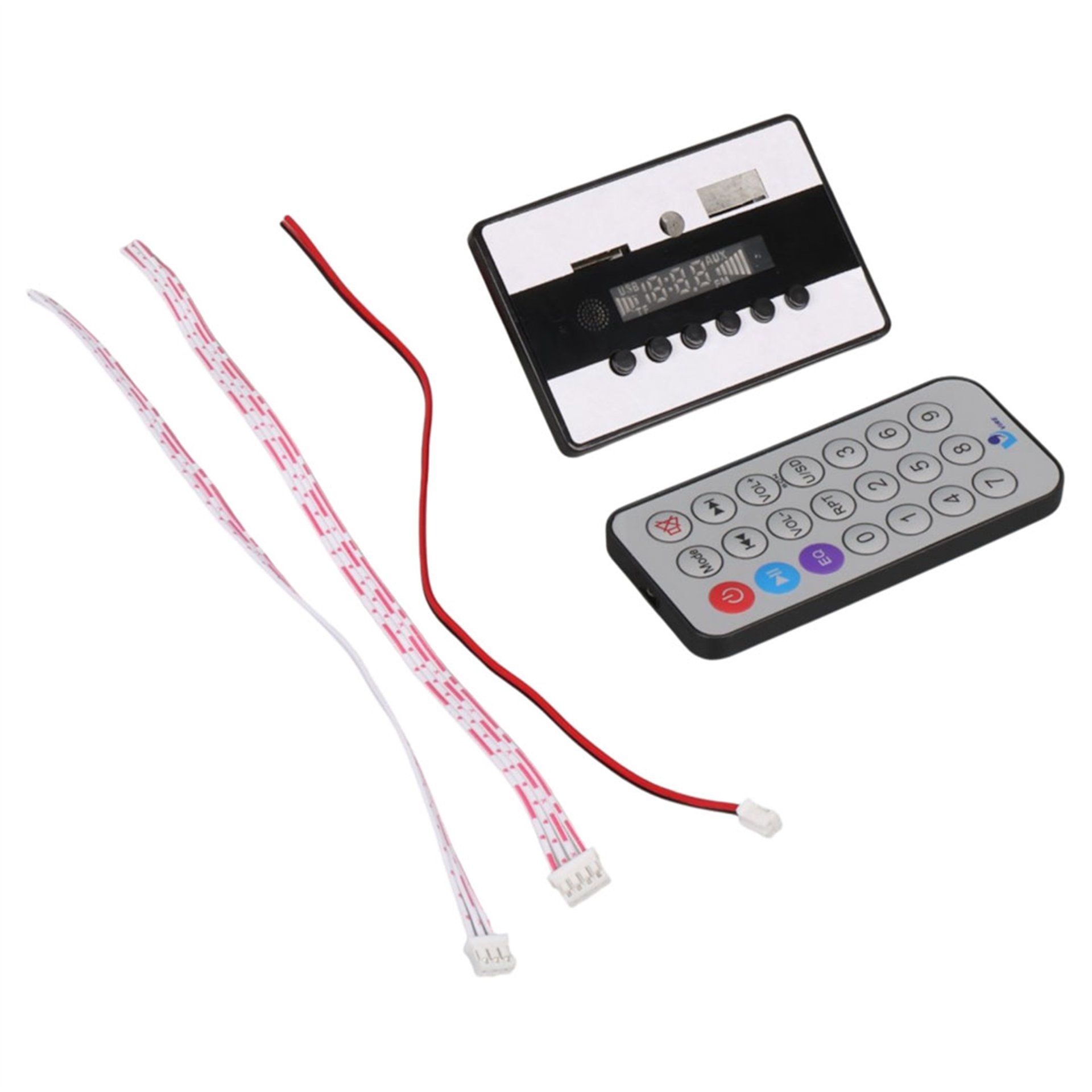MagicVoice Magicvoice MV-14907 USB-SD-AUX-Bluetooth Kumandalı Ekranlı Oto Teyp Çevirici Dijital Player Board - Oto Aksesuarları