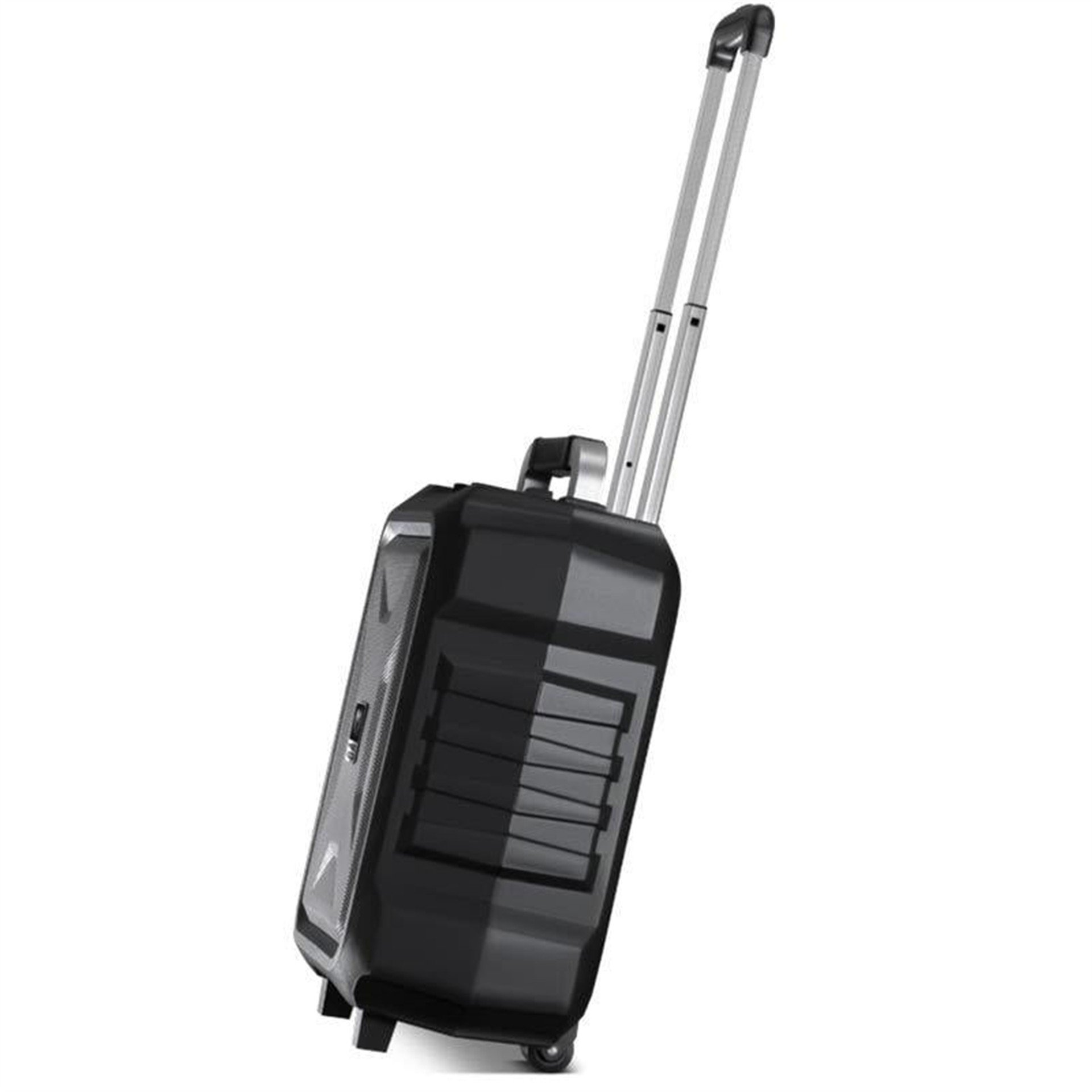 MagicVoice Magicvoice MV-2015 USB-SD-BT 1 El + 1 Yaka Mikrofonlu 300W Taşınabilir Şarjlı Hoparlör Anfi - Taşınabilir Amfi