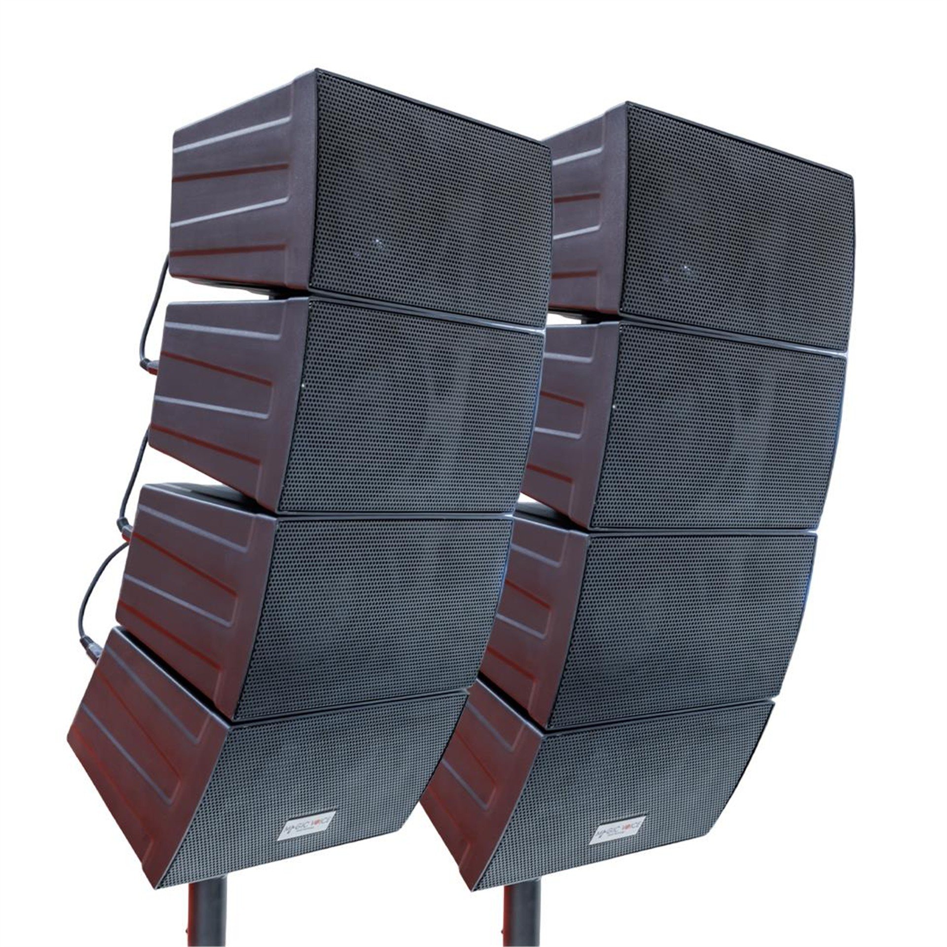 MagicVoice Magicvoice MV-22360 18'' Subwoofer 8X6.5'' Full Erişim Aktif Hoparlör Seti - Seslendirme Hoparlörleri