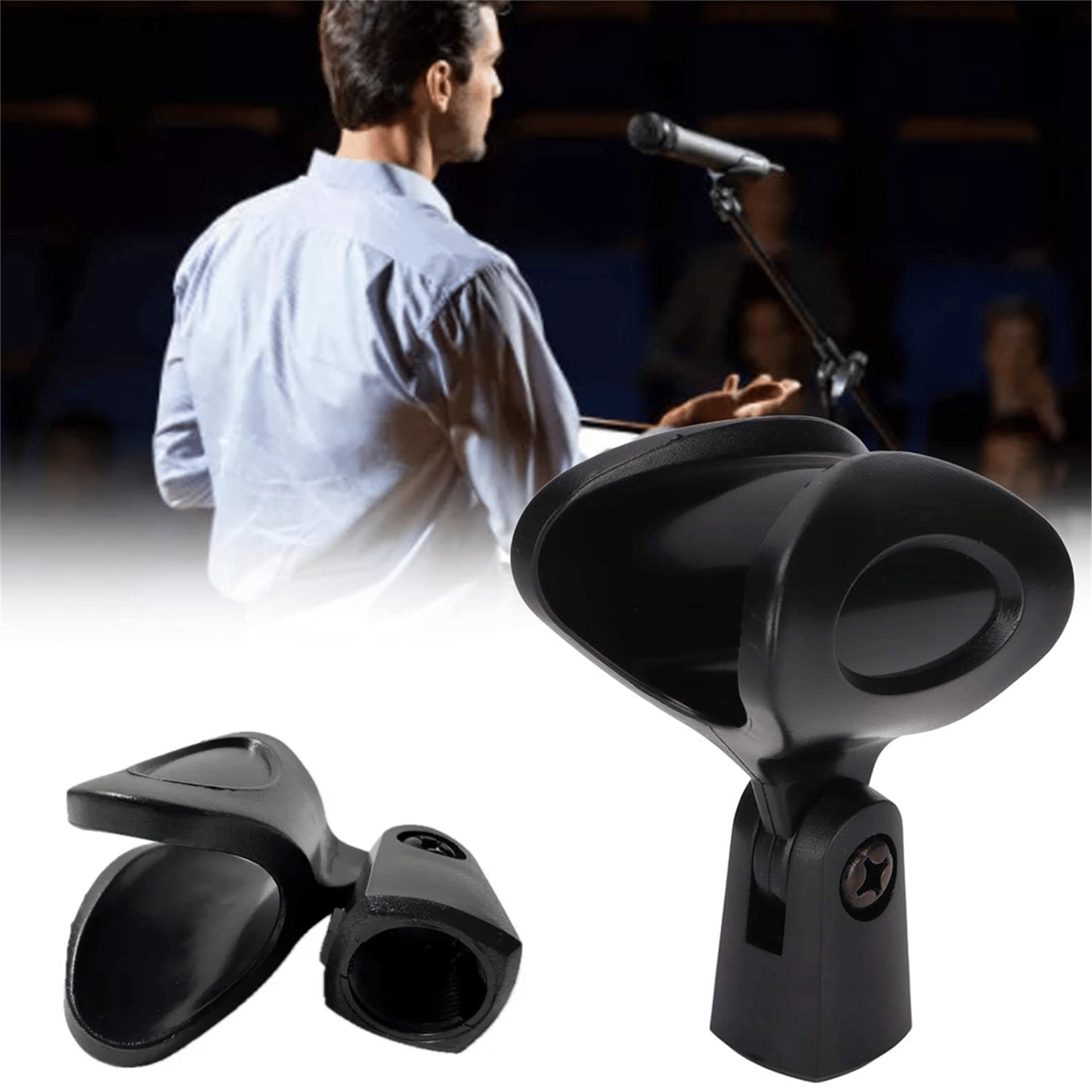 MagicVoice Magicvoice MV-2256 Profesyonel 28 Mm Mikrofon Tutacağı Klips - Mikrofon Ekipmanları