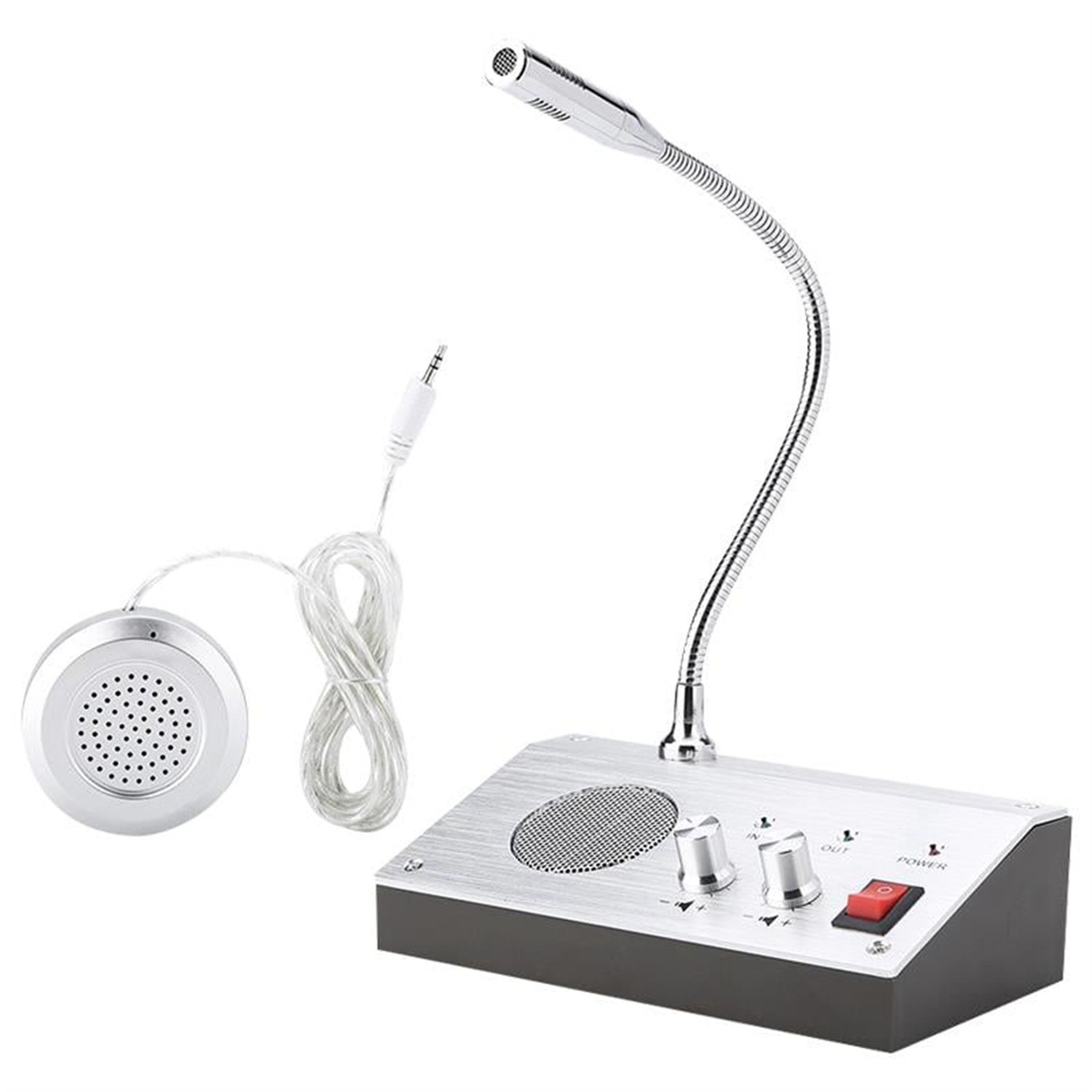 MagicVoice Magicvoice MV-2399 Çift Yönlü Gişe Mikrofonu Vezne Ve Gişe Konuşma Sistemi - Gişe Mikrofonu