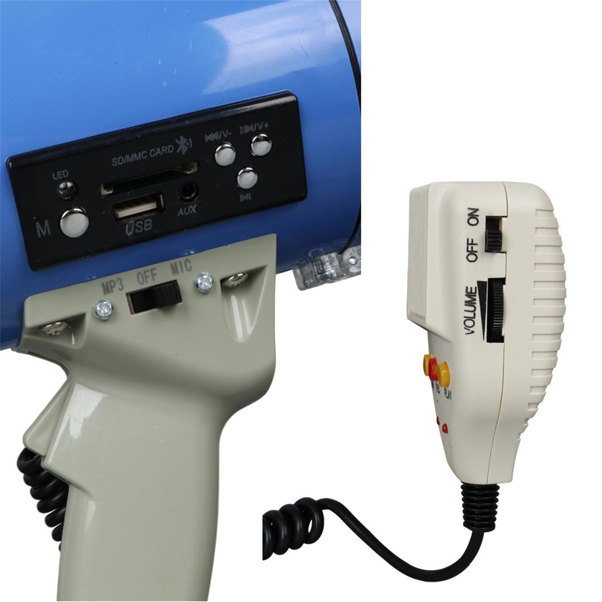 MagicVoice Magicvoice MV-66 USB-SD-MMC Mayklı 25 W Megafon - Megafon Çeşitleri